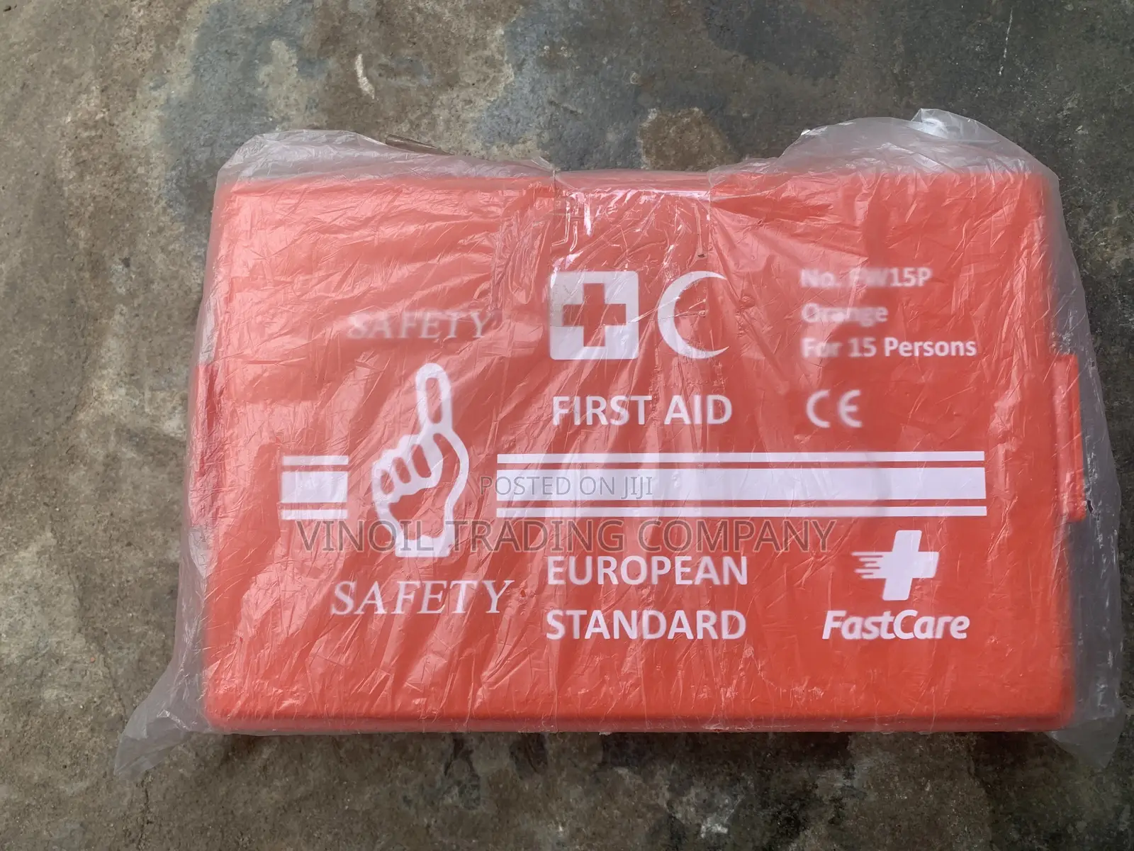 First Aid Box - SAFETY FIRST AID - No. FW15P - Orange