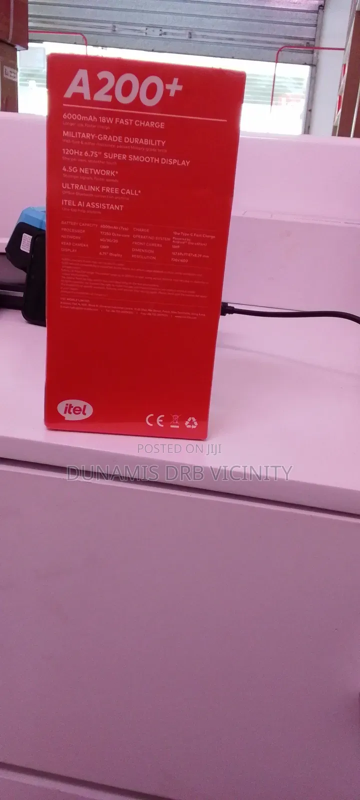New Itel A200+ 128 GB Silver