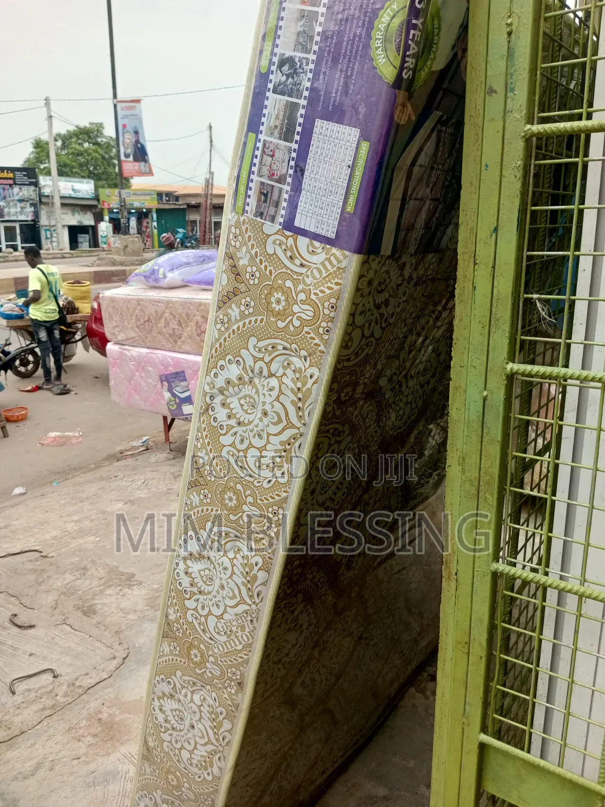 6 by 6 by 8 Inches Semi Orthopedic Mattress