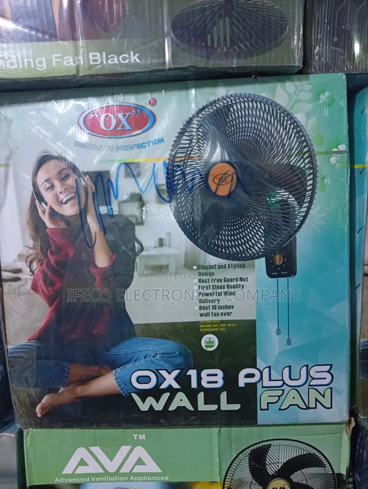 OX Wall Fan. 18 Inches
