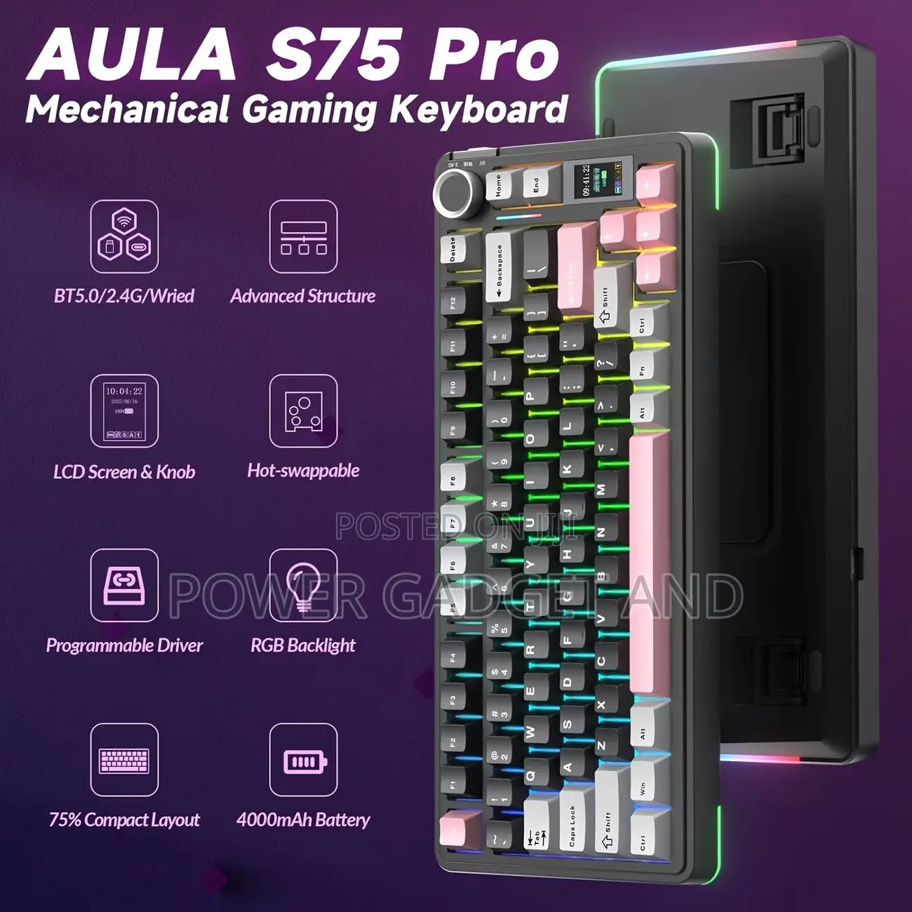 Aula S75 Pro Mechanical Keyboard