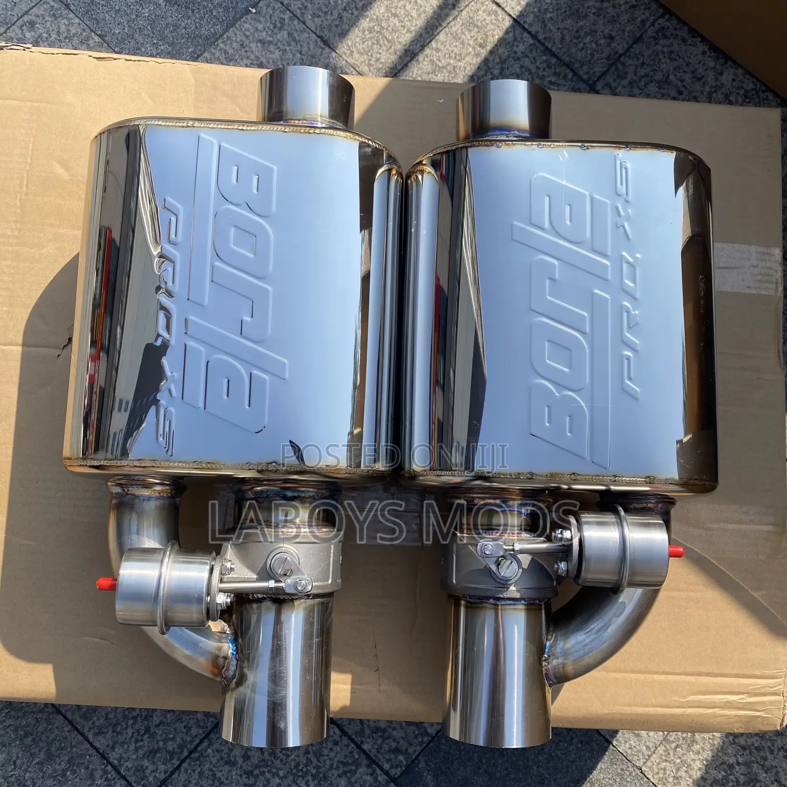 Silencer Exhaust Loud Back Pot Valvetronic