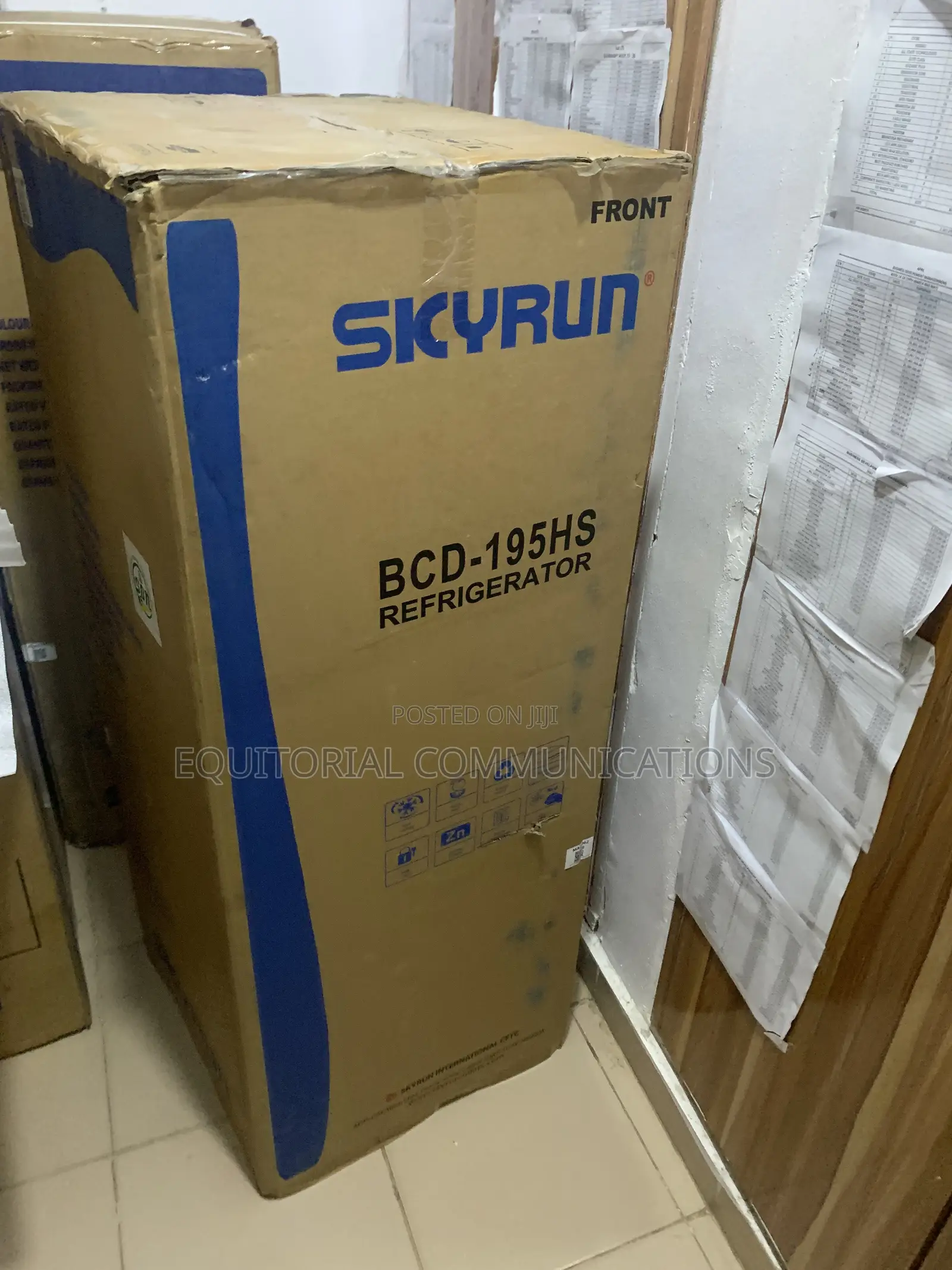 Skyrun 195L Refrigerator BCD-195HS – Spacious Double Door Fridge