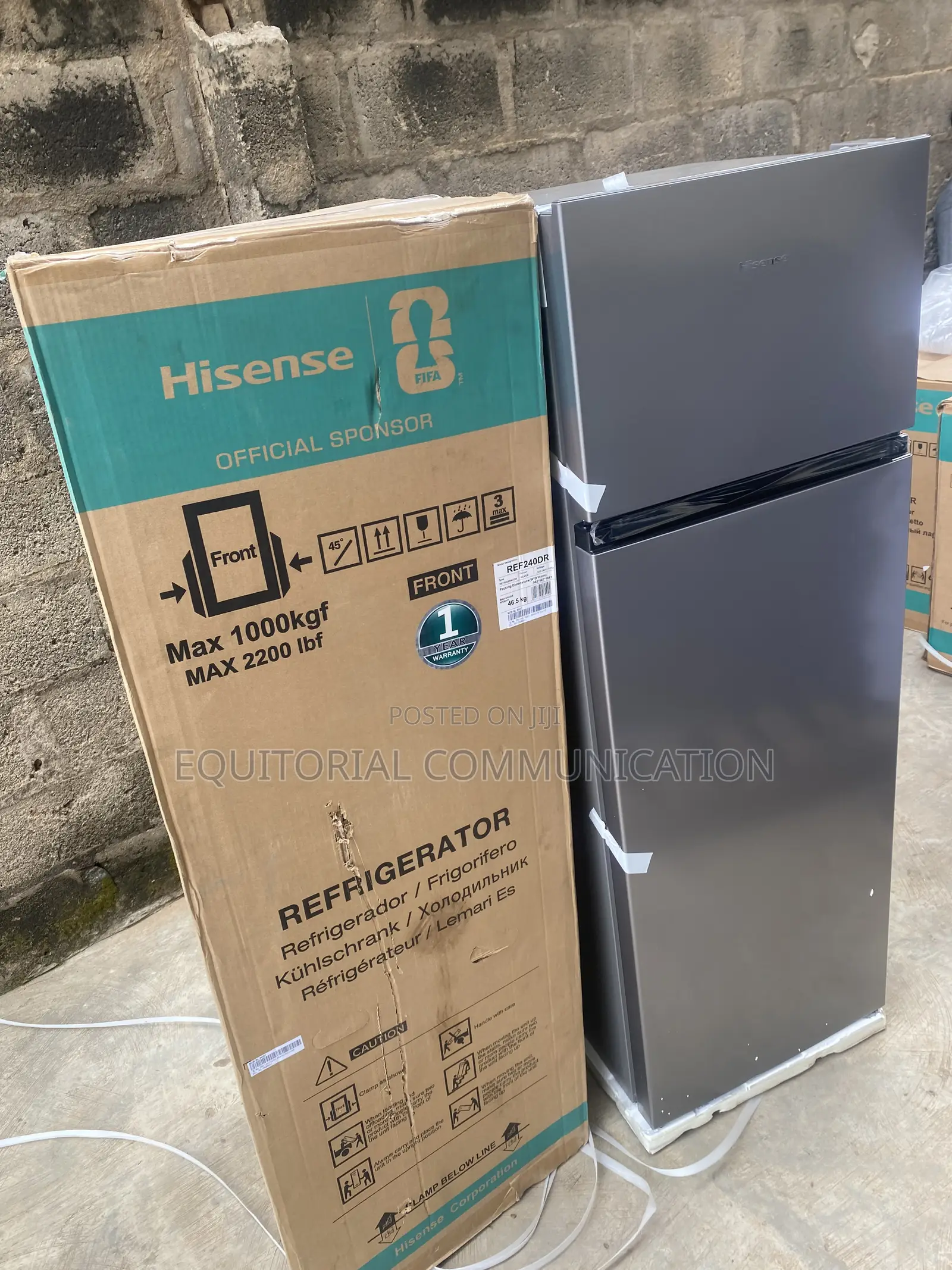 Hisense 240L REF240DR Family Top Freezer Refrigerator