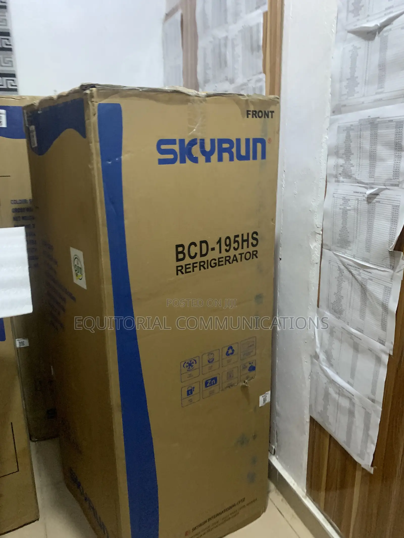 Skyrun BCD-195HS Refrigerator 195 Litres – Stylish Double Door Cooling
