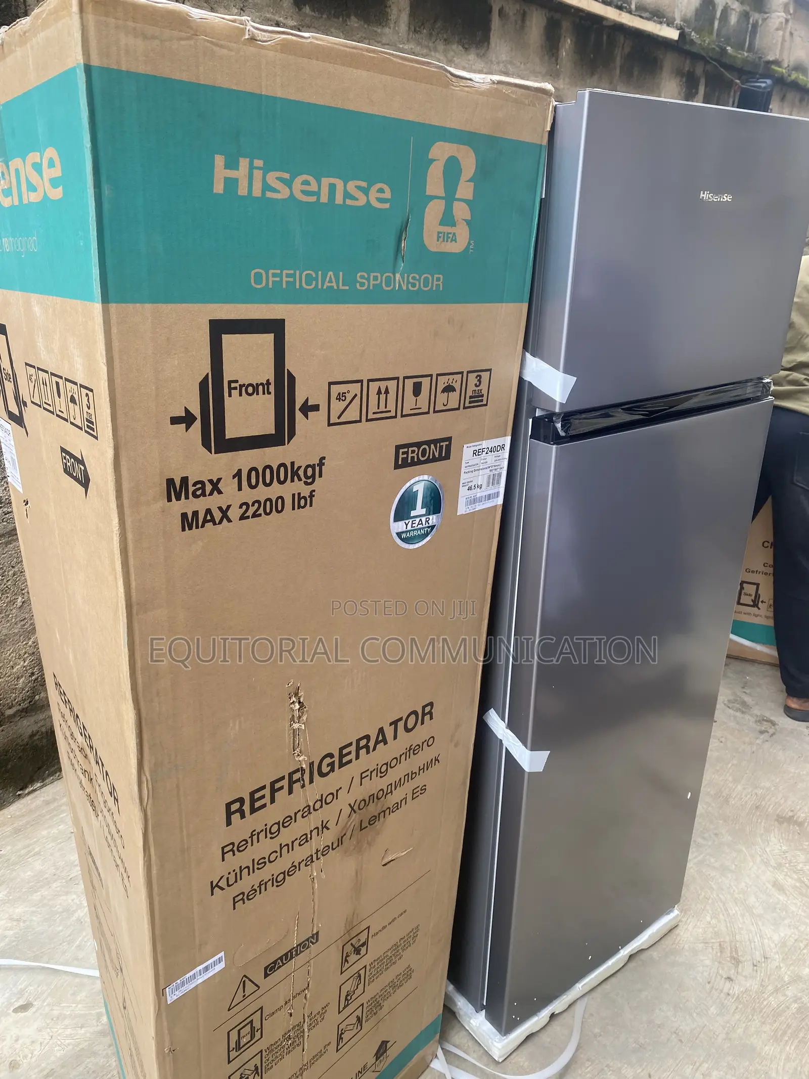 Hisense 240L Top Freezer REF240DR Home Fridge