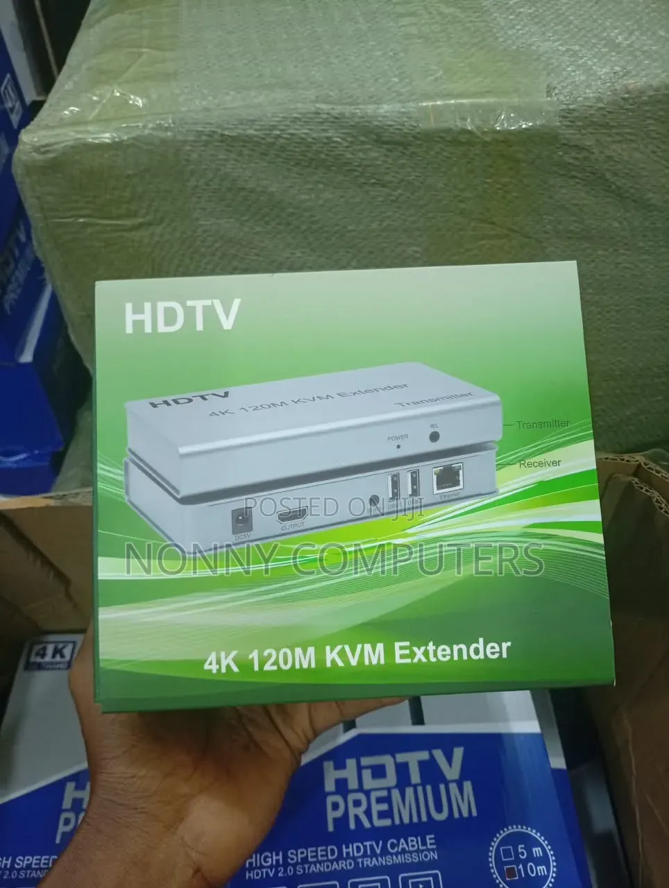 4K 120M HDMI KVM Extender Over Cat5e/Cat6 Cable