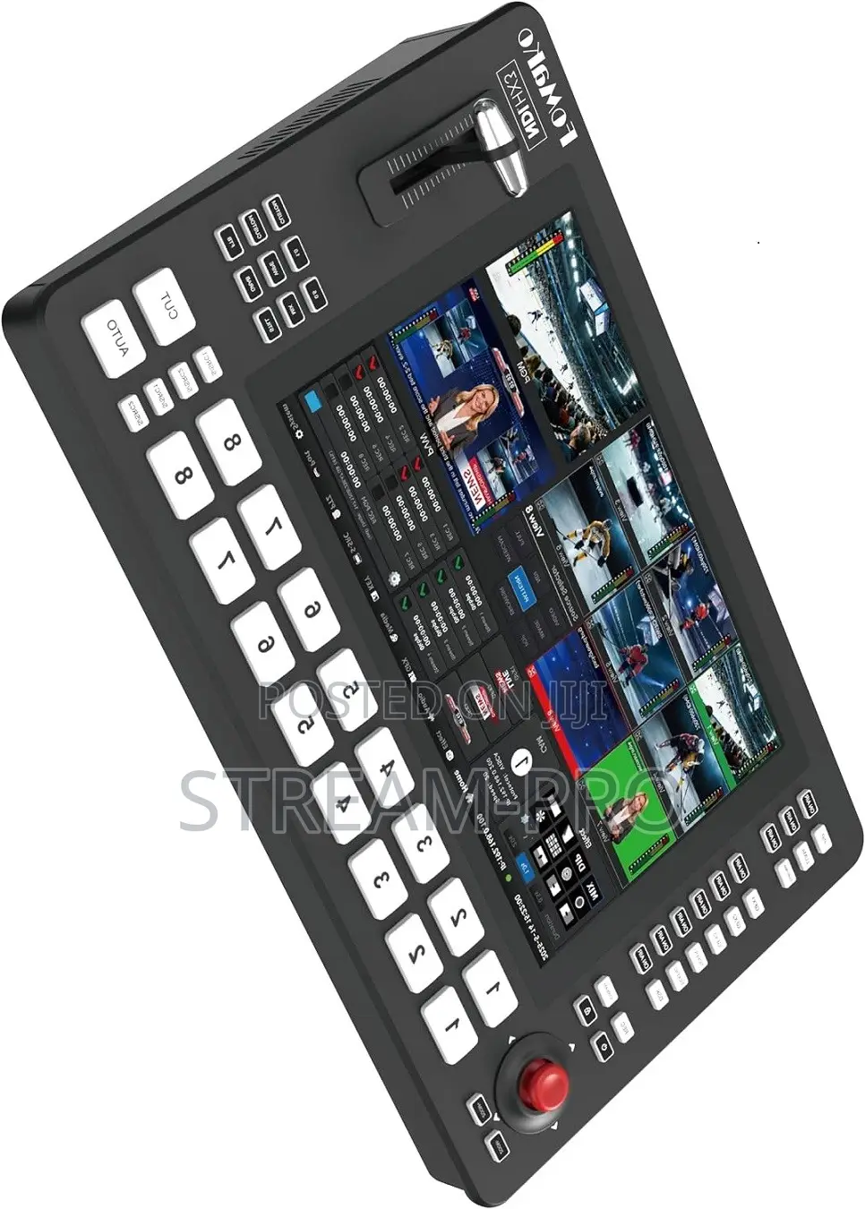 Fomako M8 8‐CH 4K NDI Multi‐Cam Video Mixer