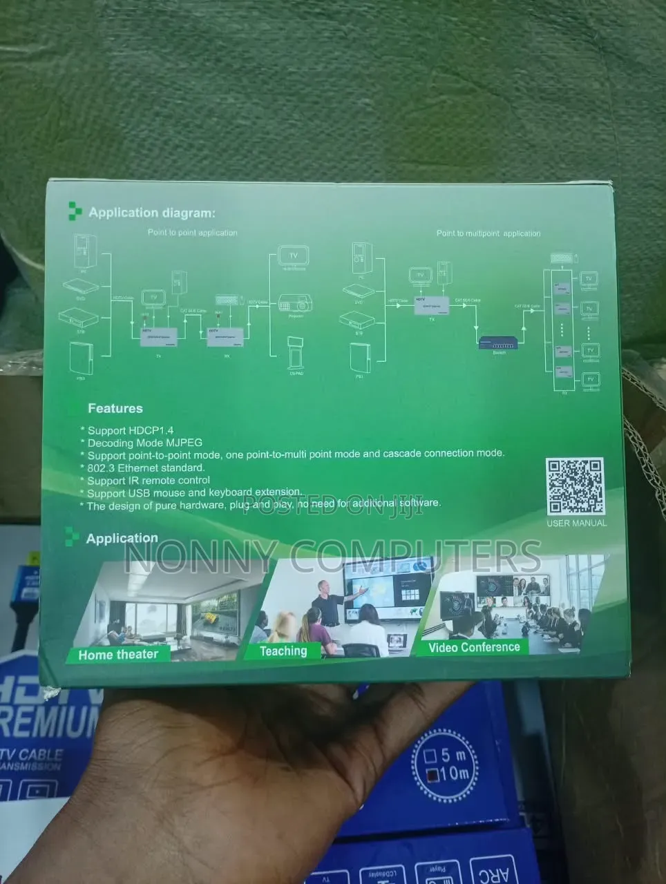 4K 200M HDMI KVM Extender Over Cat5e/Cat6 Cable