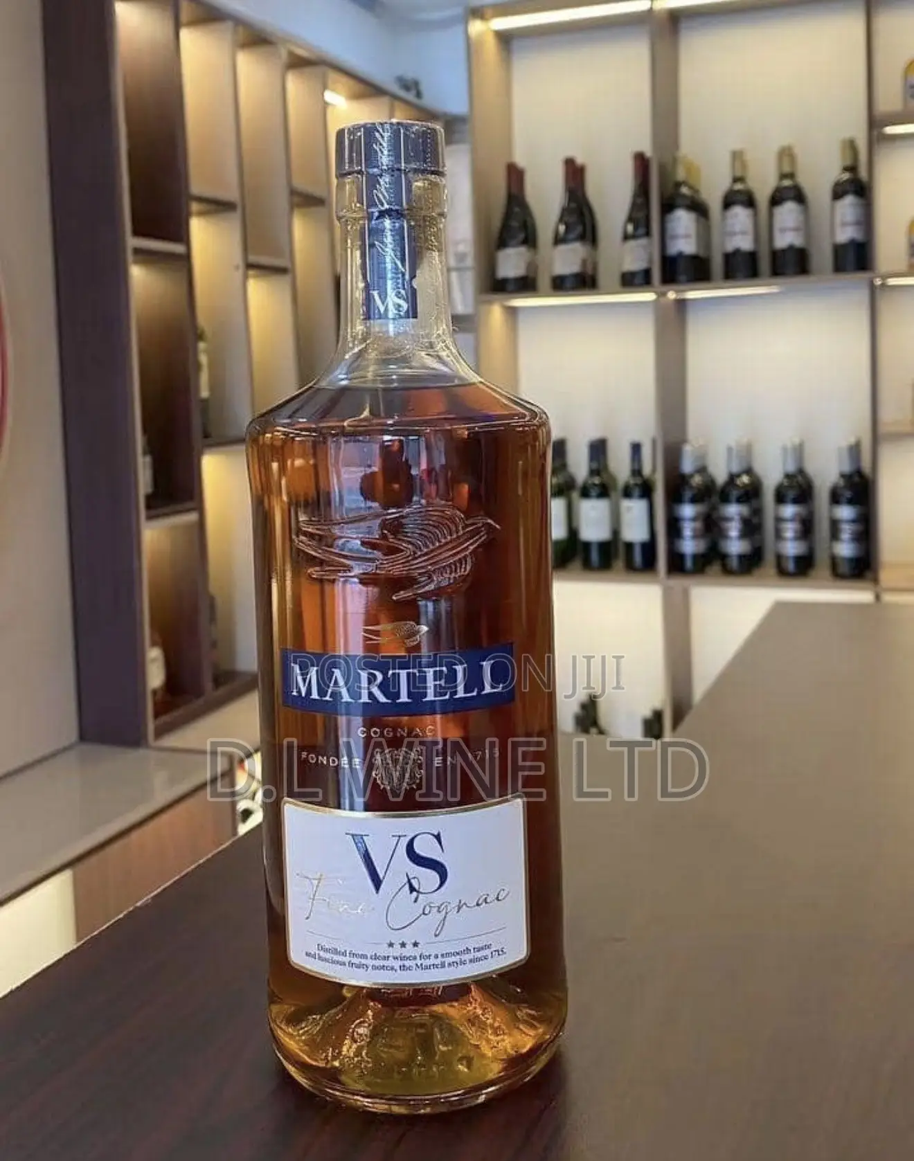 Martell VS Cartoon of 12 Bottles