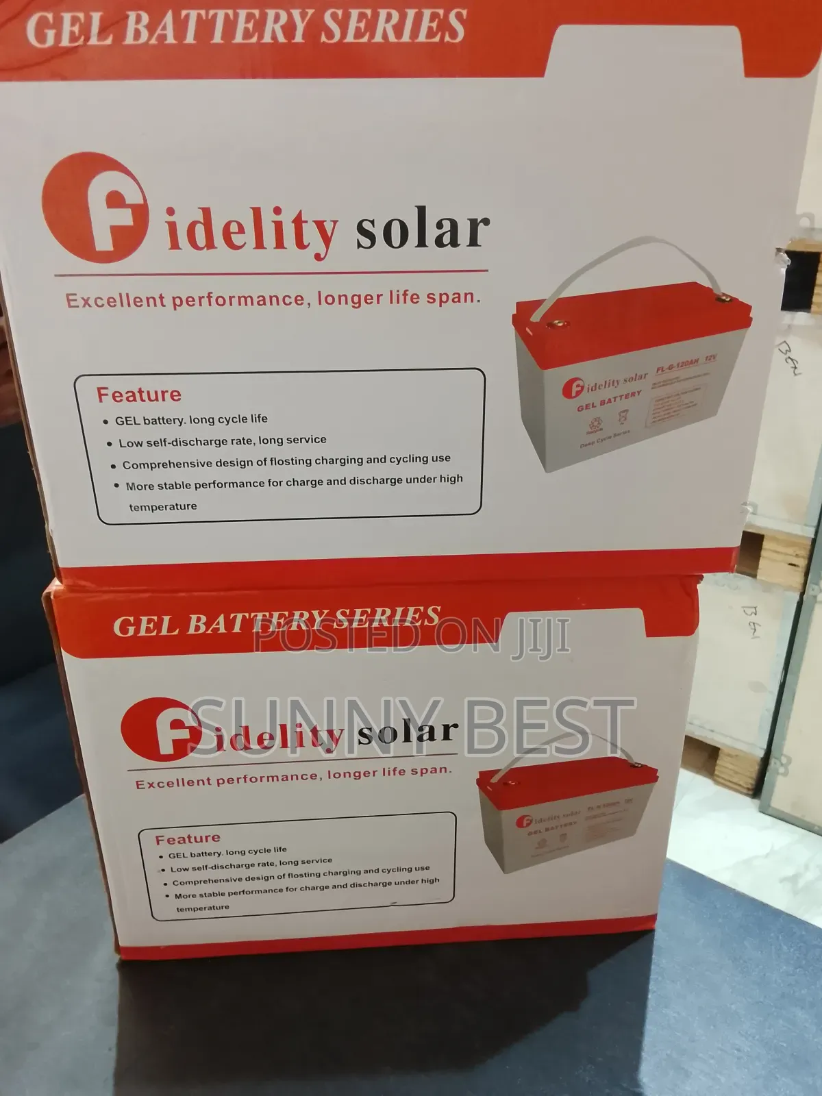 Fidelity GEL Battery 12v