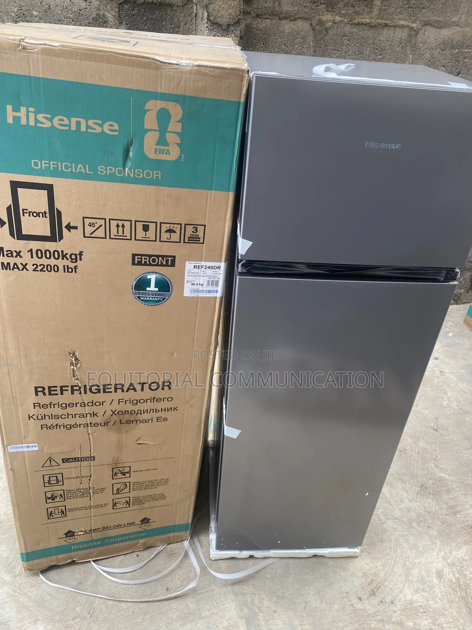 Hisense REF240DR 240L Modern Top Freezer Refrigerator