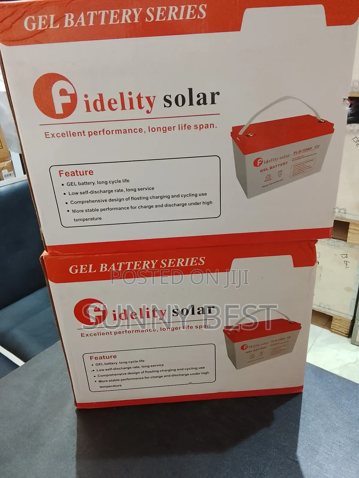 Fidelity GEL Battery 12v