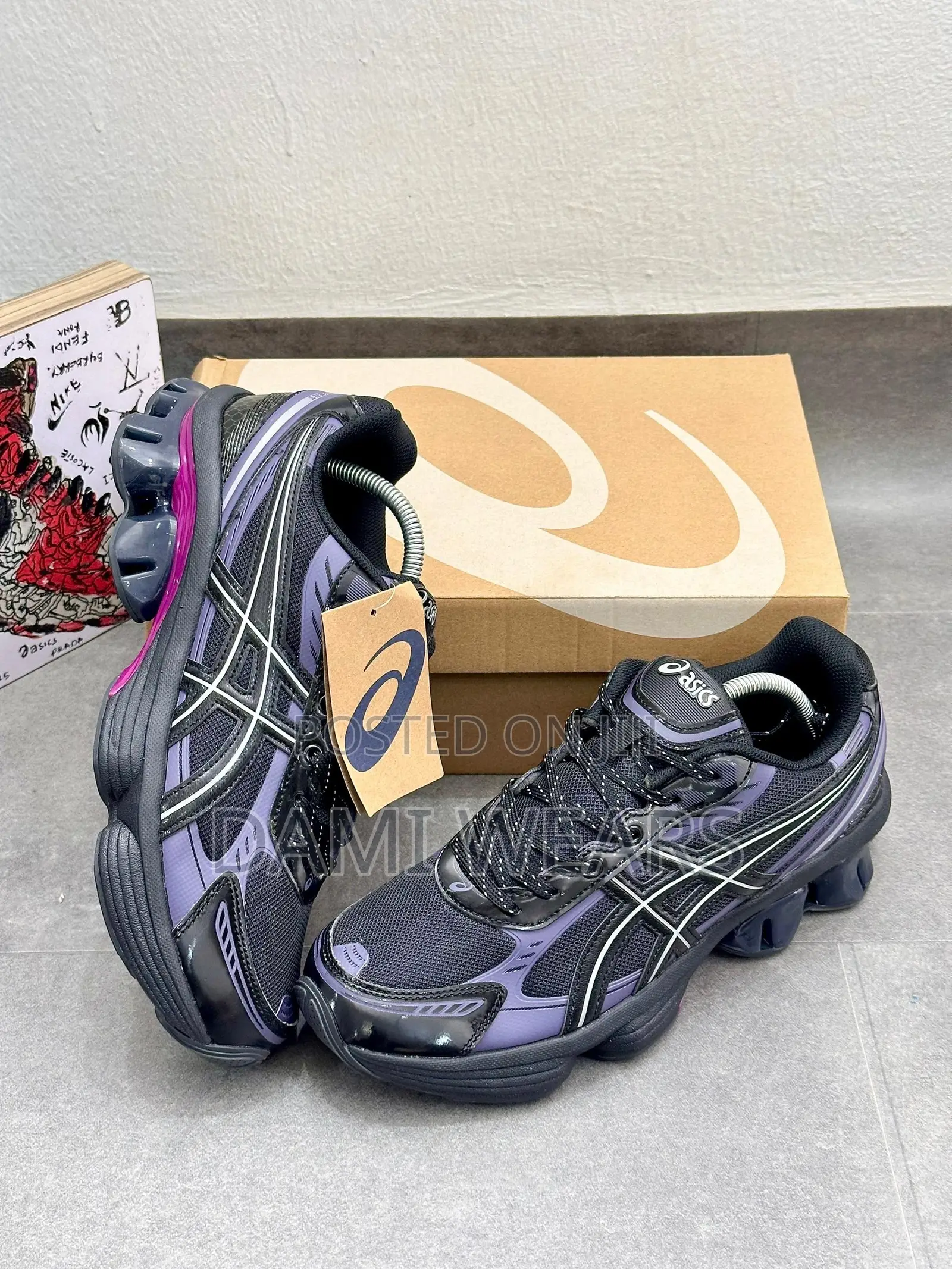 Asics Gel Kinetic Fluent Black Pink