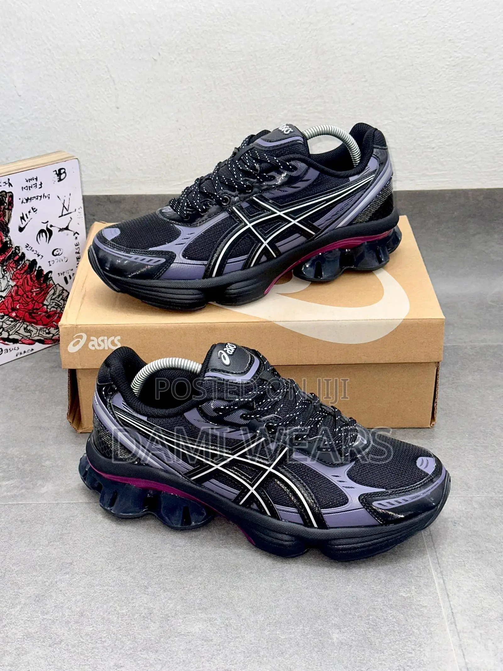 Asics Gel Kinetic Fluent Black Pink