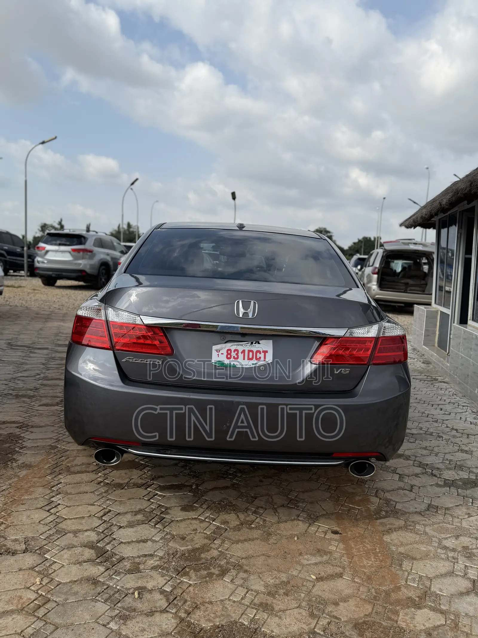 Honda Accord EX-L V-6 4dr Sedan (3.5L 6cyl 6A) 2014 Gray