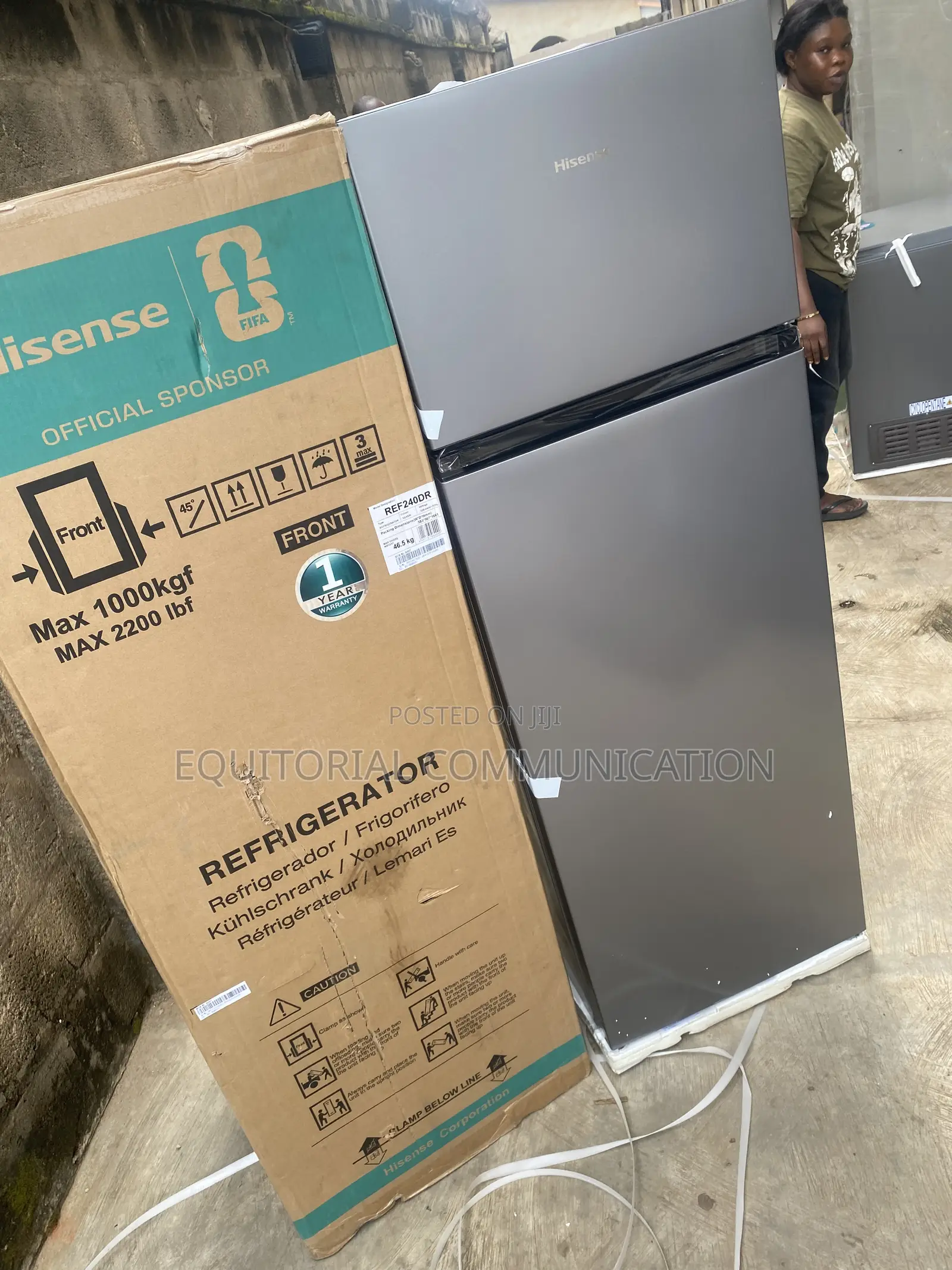 Hisense 240L Top Freezer REF240DR Kitchen Refrigerator