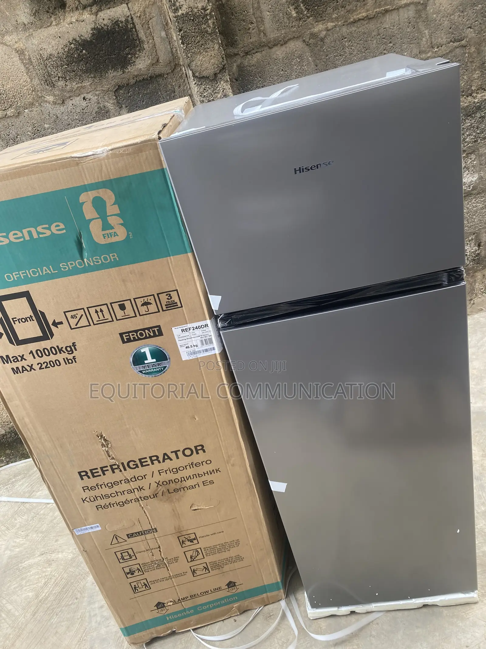 Hisense 240L Top Freezer REF240DR Kitchen Refrigerator