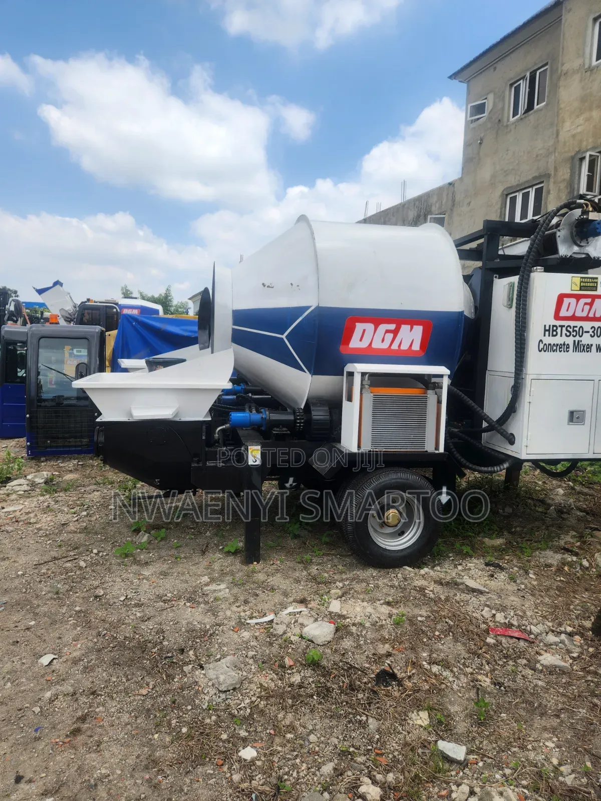 Concrete Pump With Mixer 50cubic