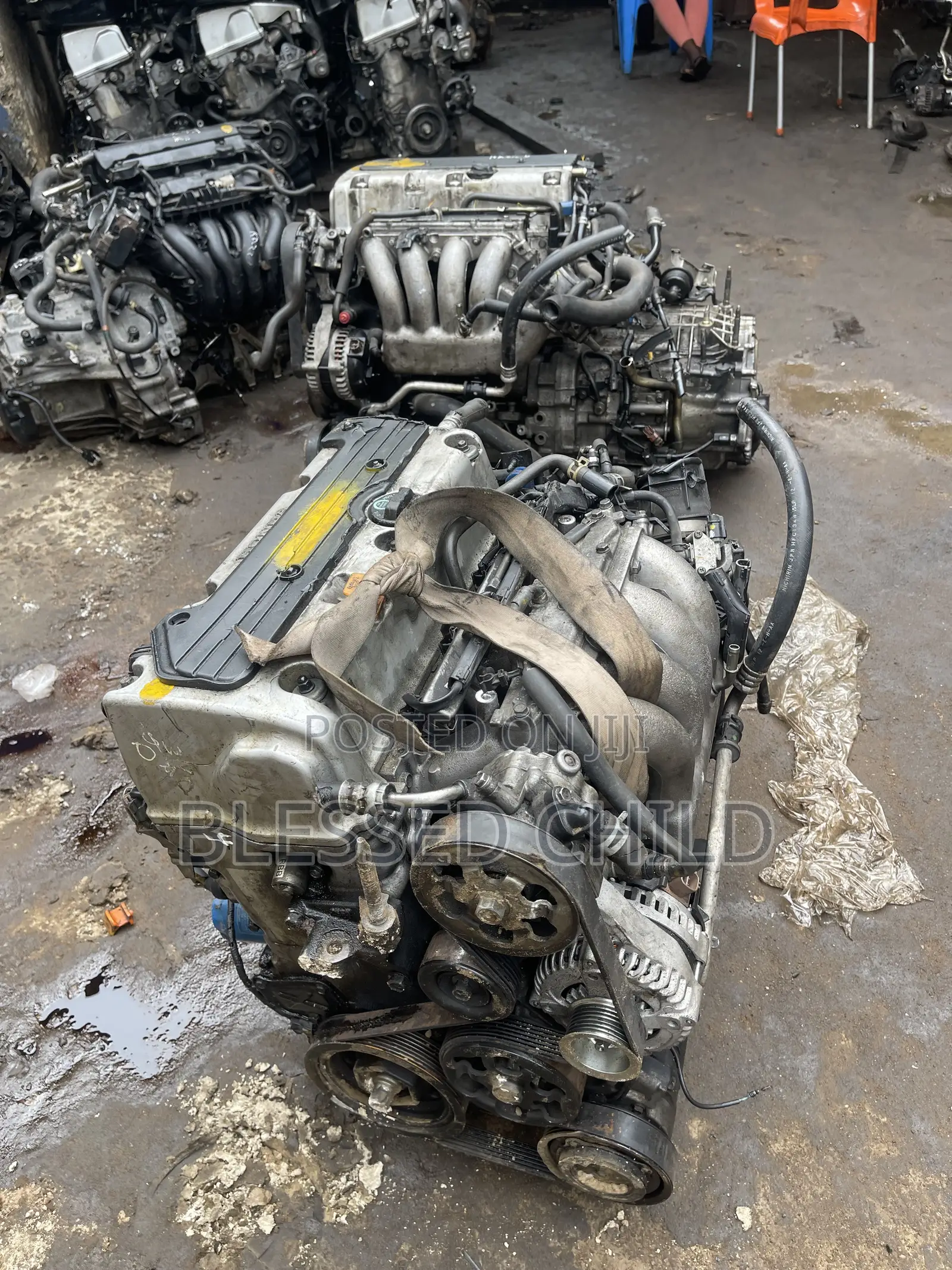 Honda Accord 2003 Engine and Gear Box 4plugs