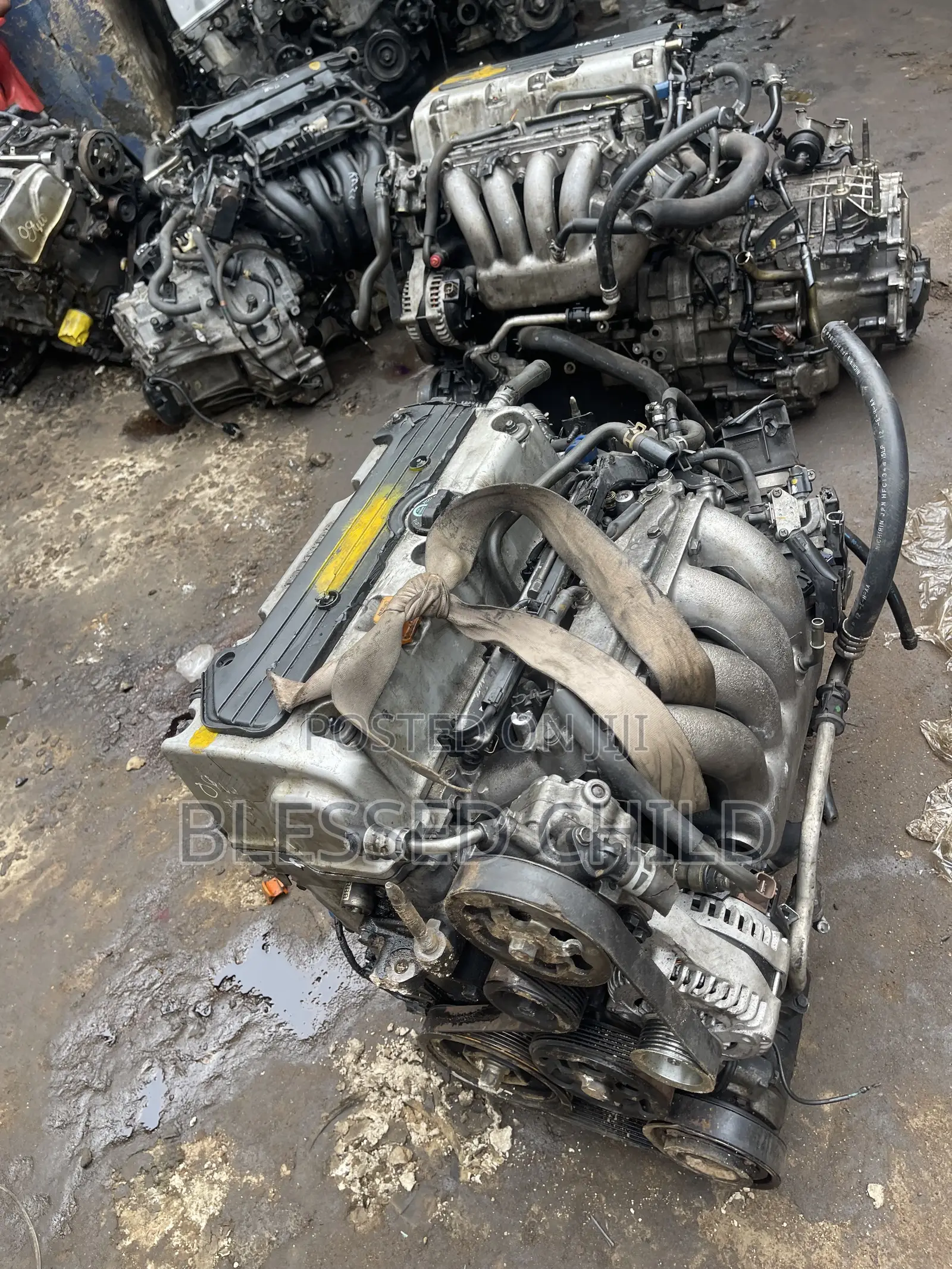 Honda Accord 2003 Engine and Gear Box 4plugs
