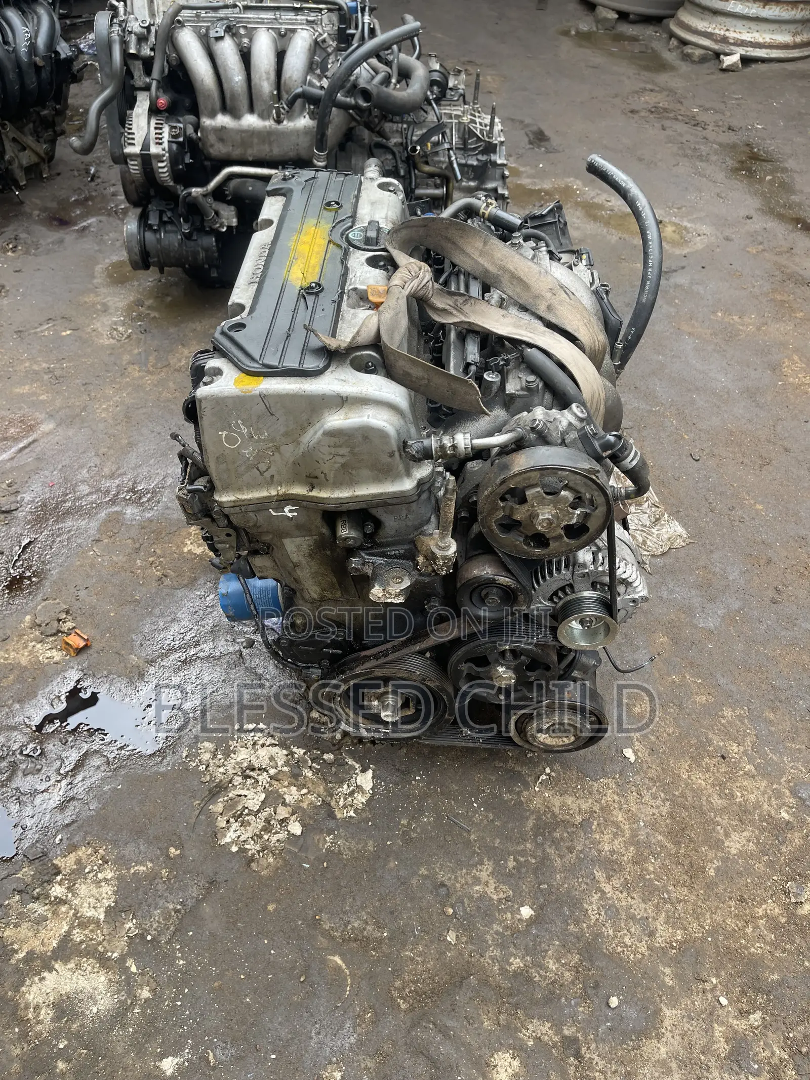 Honda Accord 2003 Engine and Gear Box 4plugs