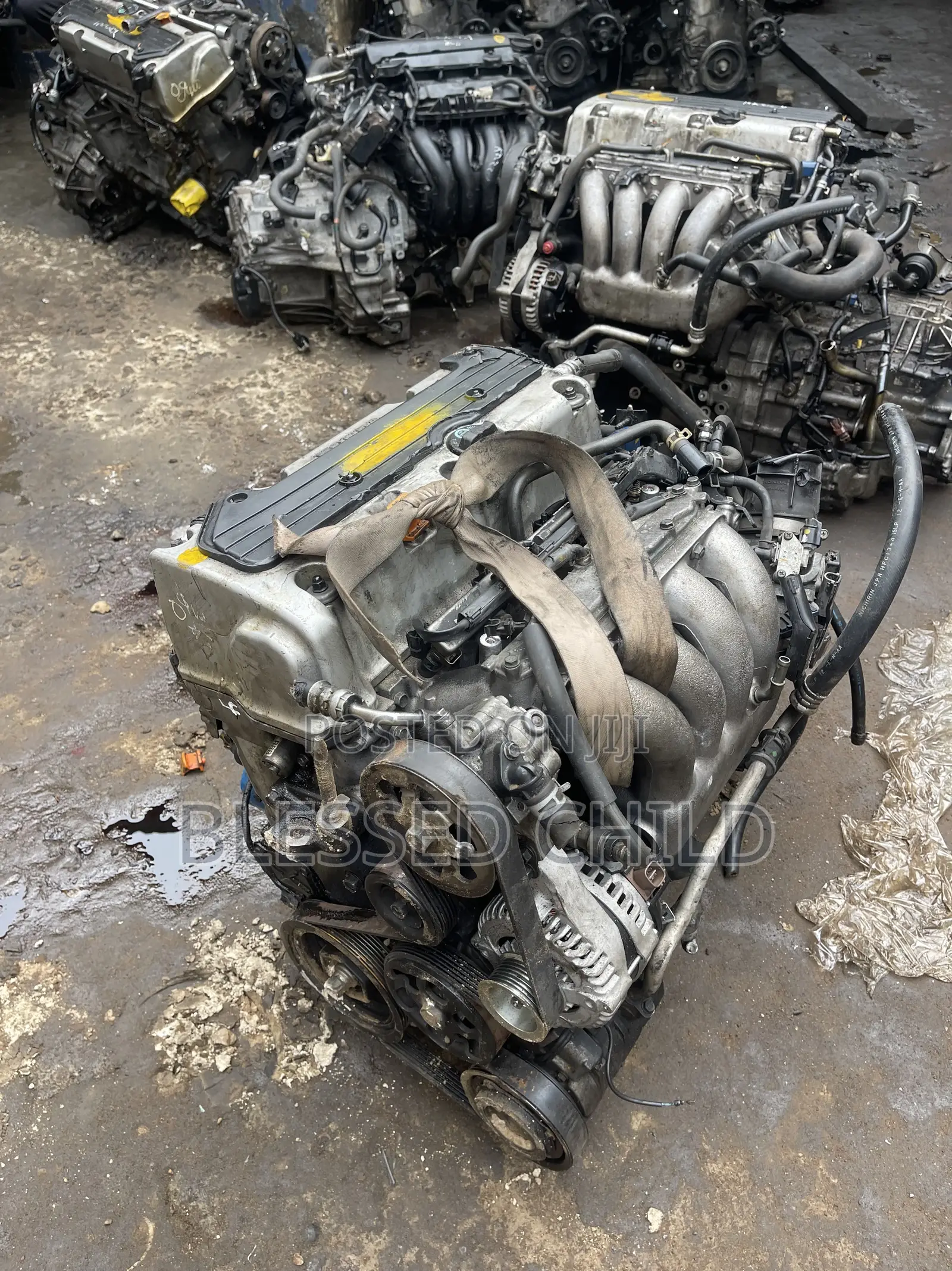 Honda Accord 2003 Engine and Gear Box 4plugs