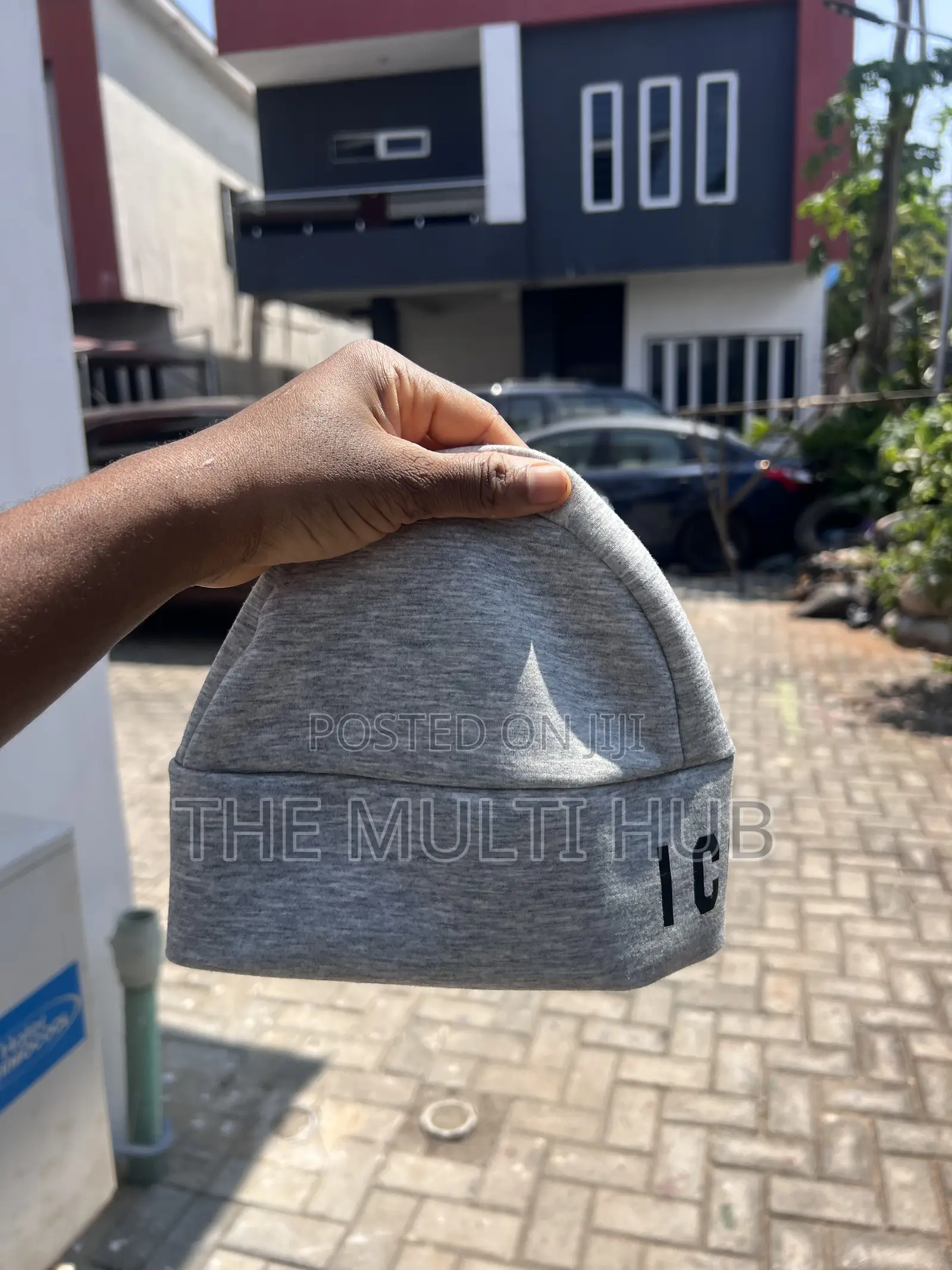 Gray ICON Skull Cap