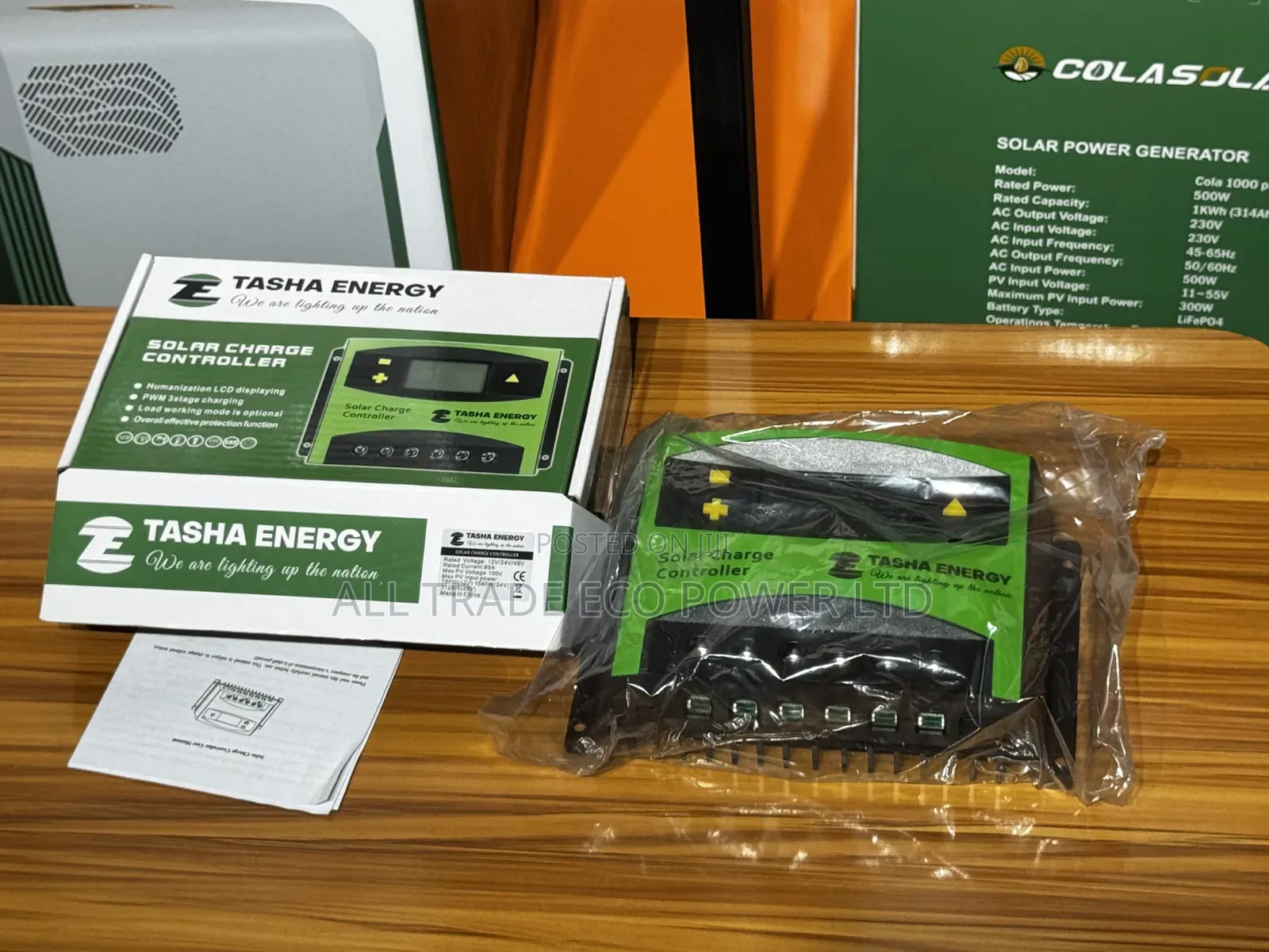 60amps PWM Charge Controller 12/24/48v - TASHA ENERGY