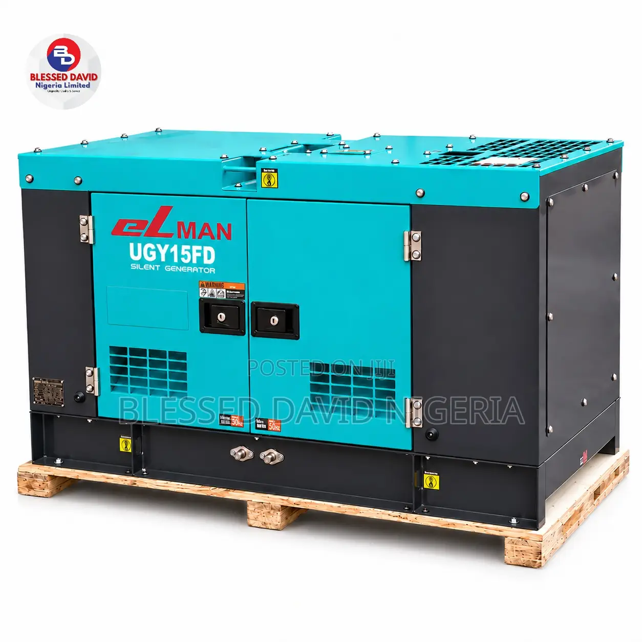 Elman UGY15FD 15kva Soundproof Diesel Generator 100% Copper