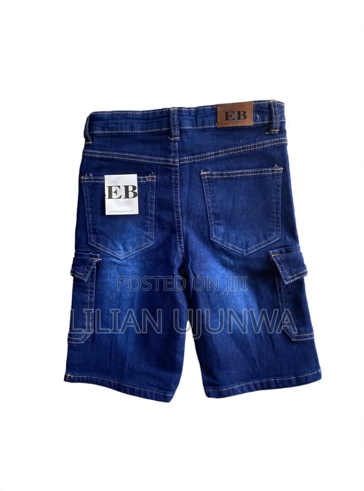 EB Boys Denim Cargo Short - Ages 3 to 8 - High Quality