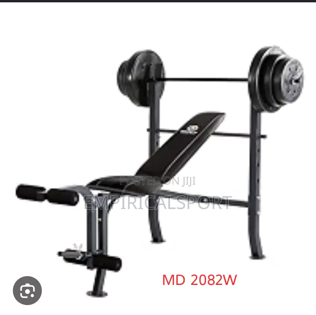 Weight Bench,barbell and Plate