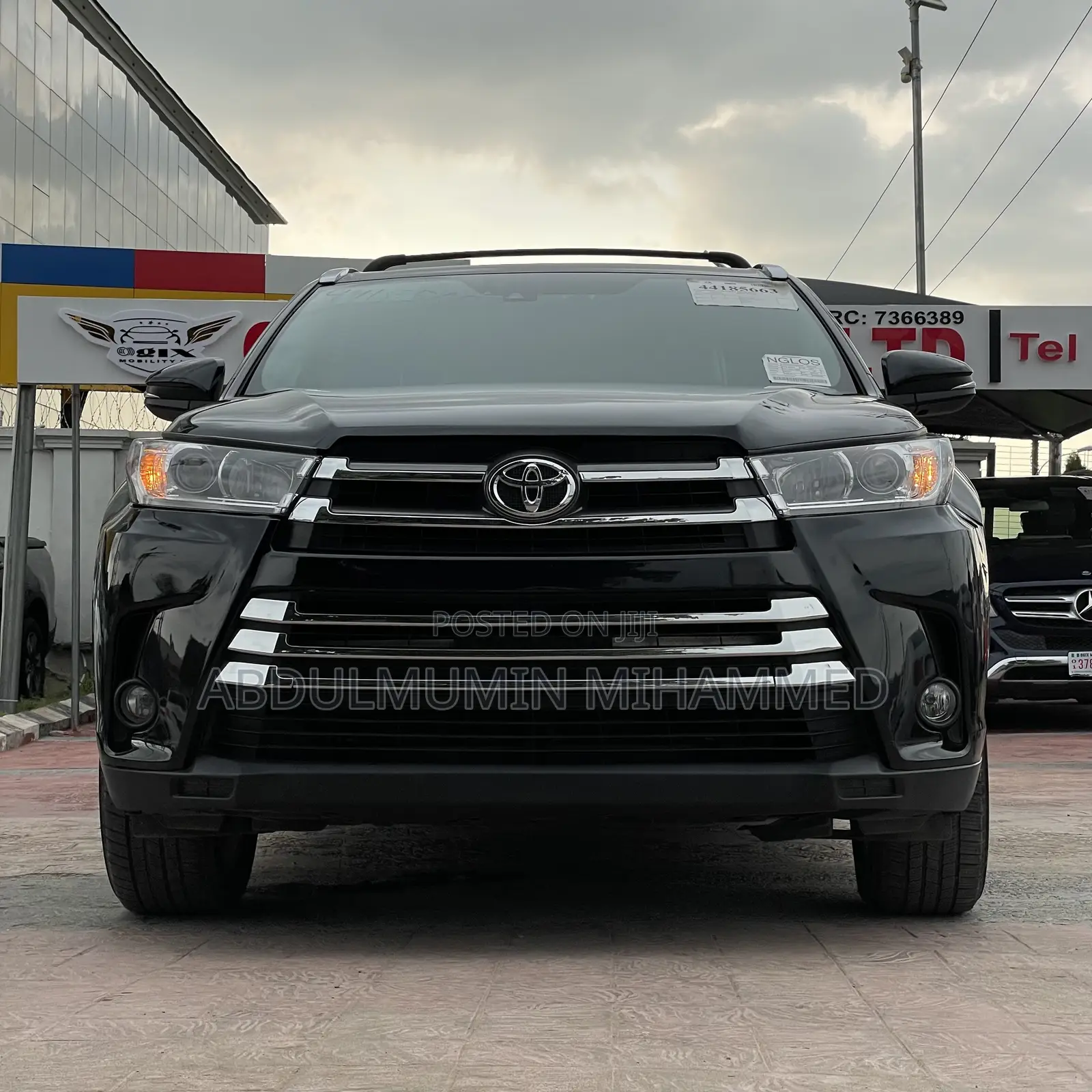 Toyota Highlander Limited 4x4 V6 (3.5L 6cyl 8A) 2017 Black