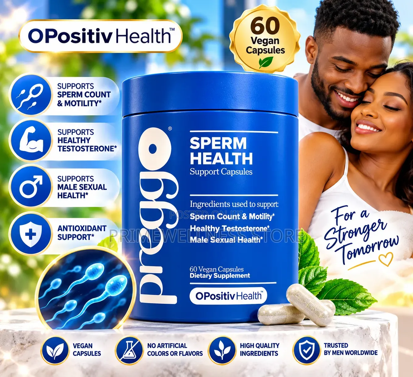 Preggo Sperm Health 60 Vegan Capsules