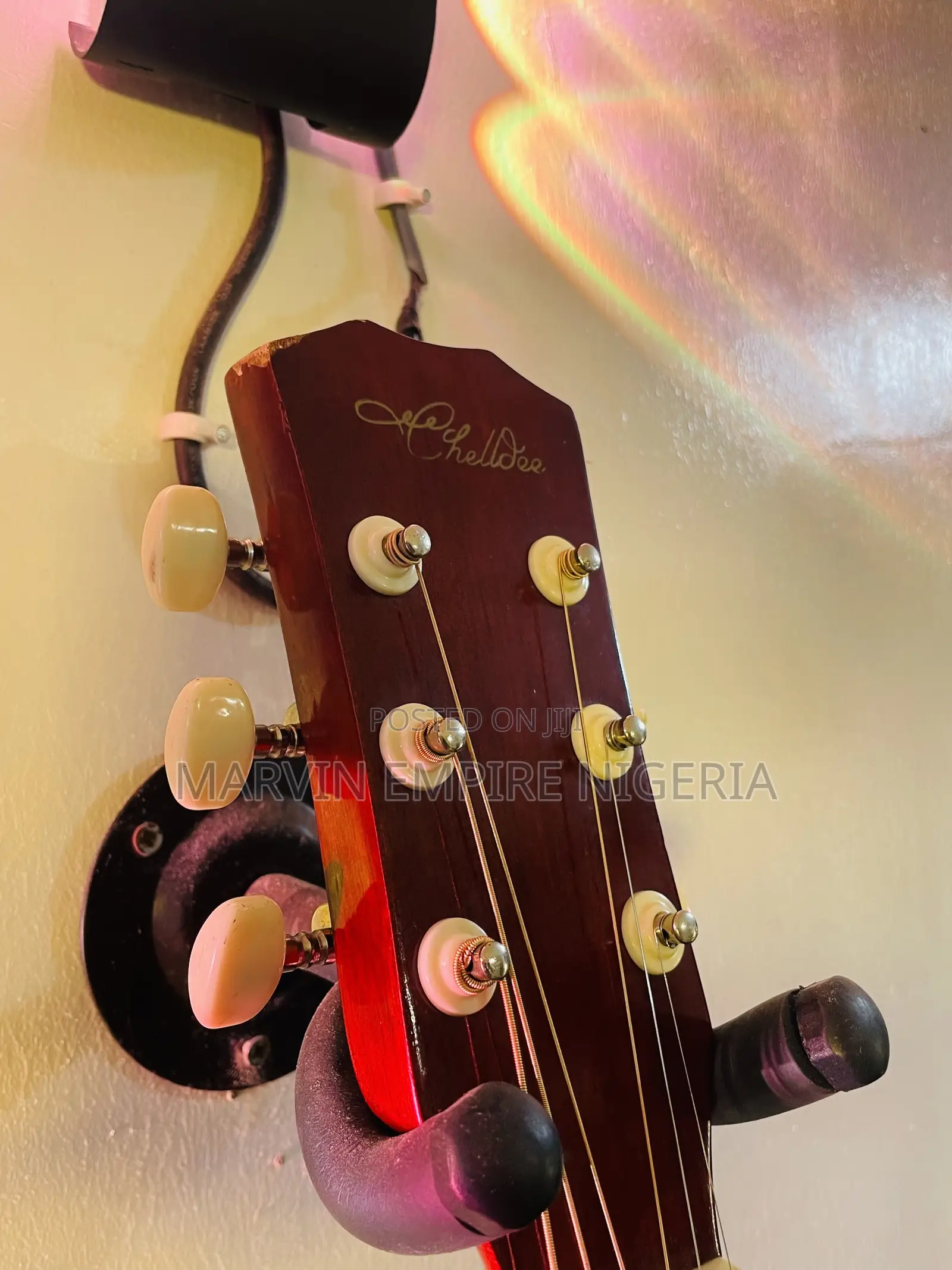 Neat as New Chelldee 38 Inches Acoustic Guitar With Bag and Strap
