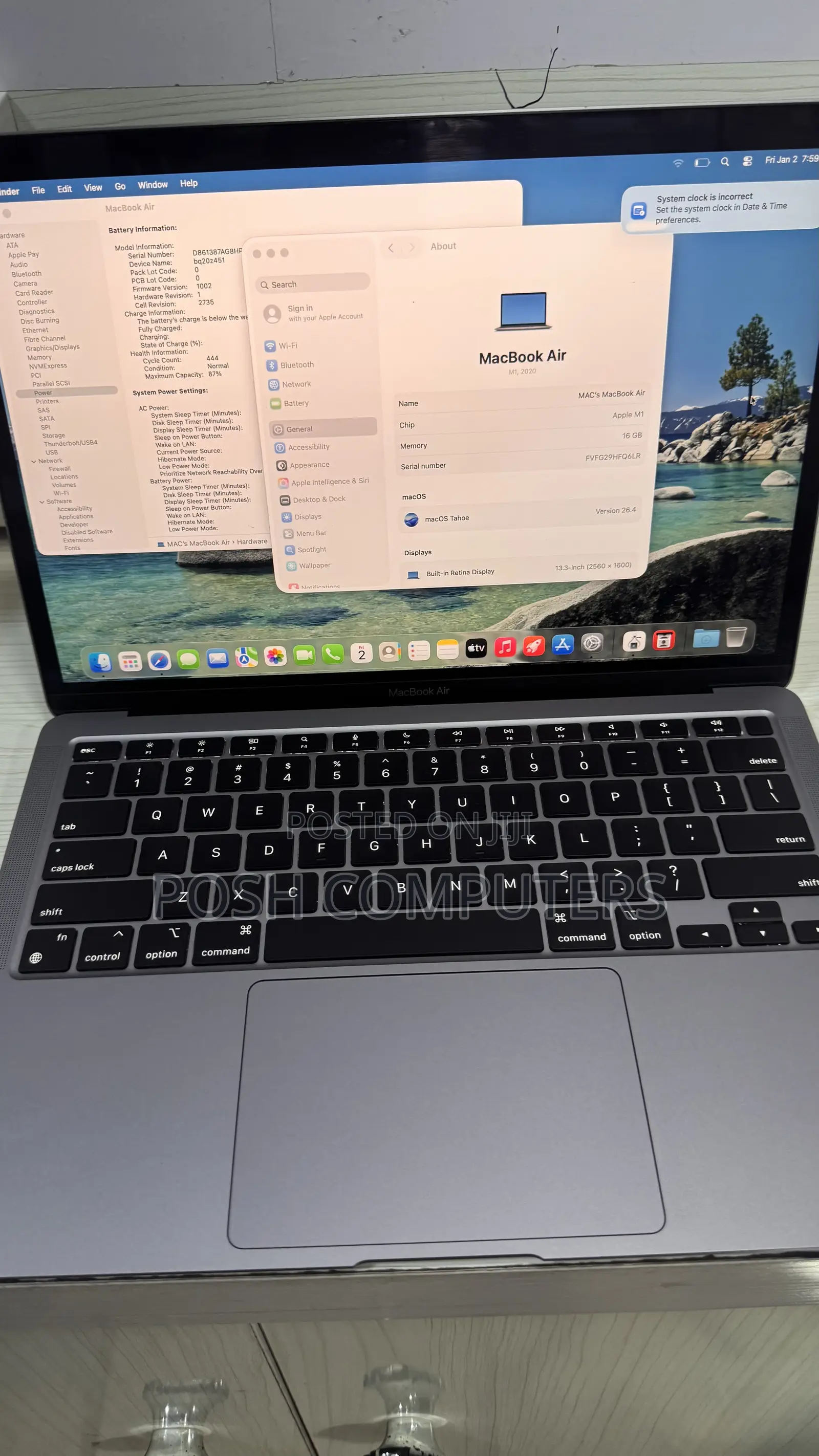 Laptop Apple MacBook Air 2020 M1 16GB Apple M1 SSD 256GB