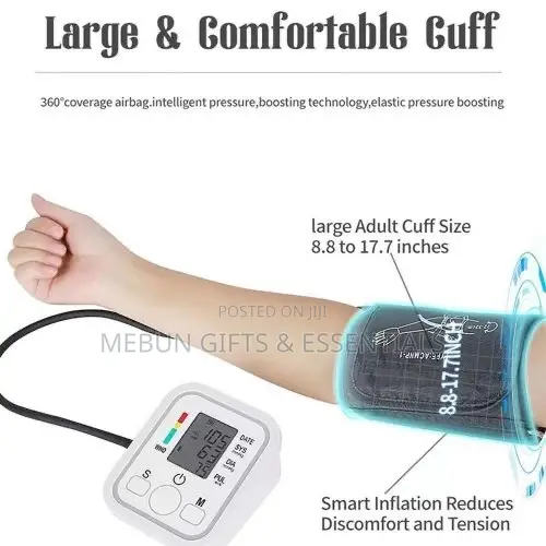 Electronic Blood Pressure Monitor Machine With Thermometer