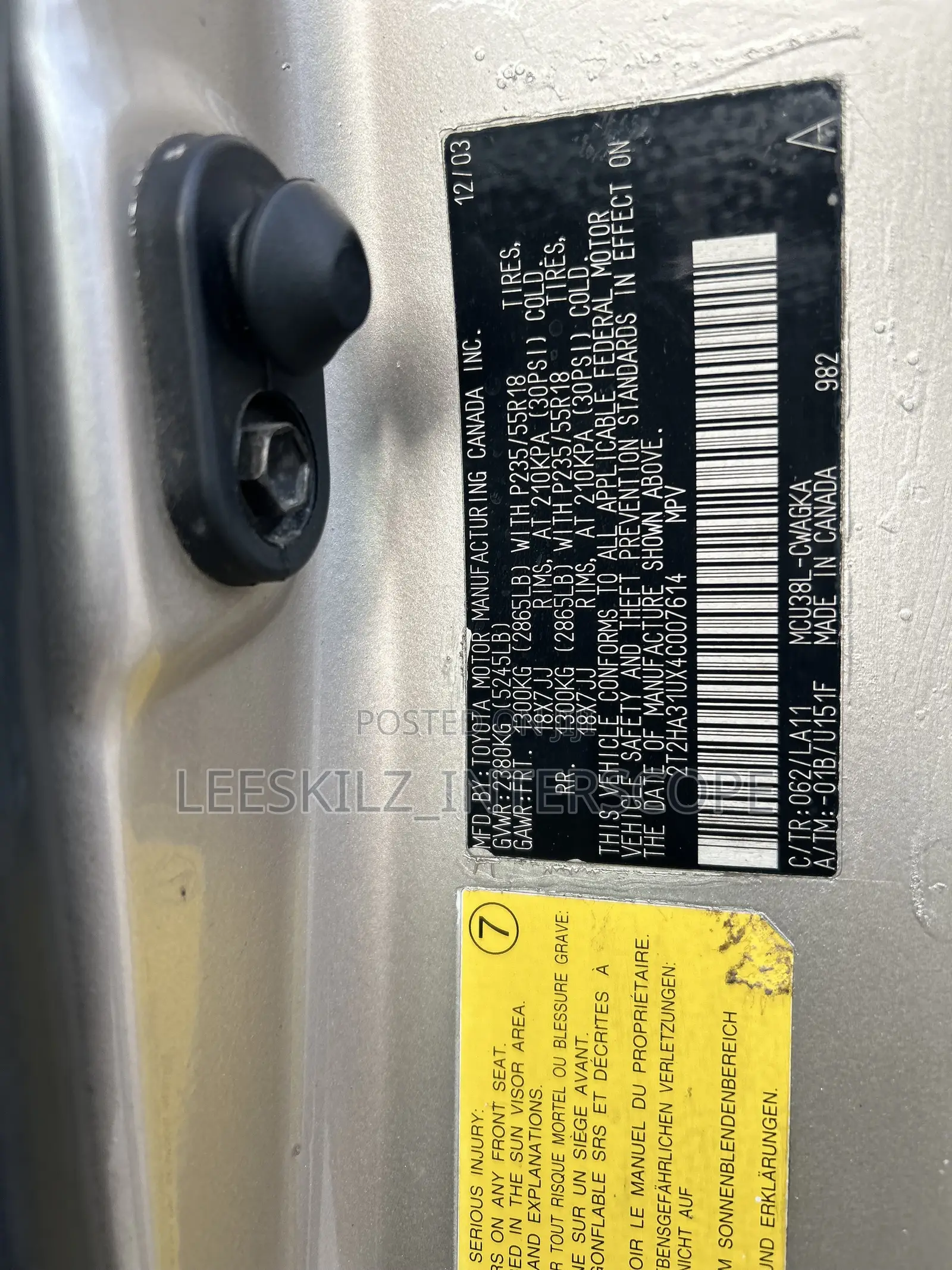 Lexus RX 2005 Gold