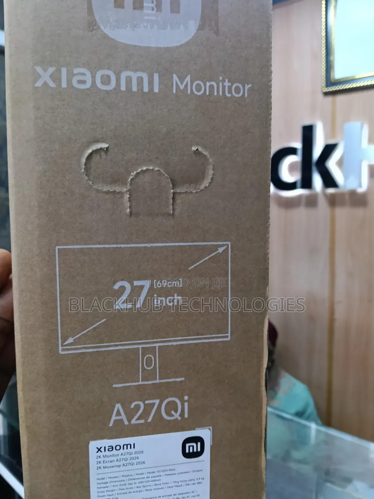 Xiaomi 2K Monitor A27Qi 2026, 120Hz Refresh Rate, 27 Inches