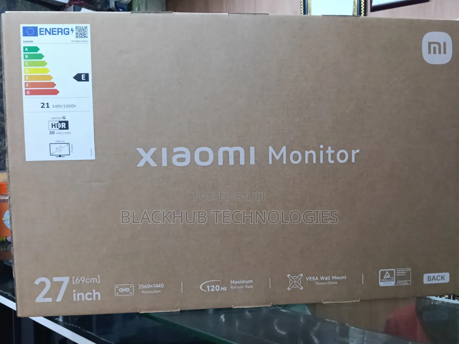 Xiaomi 2K Monitor A27Qi 2026, 120Hz Refresh Rate, 27 Inches