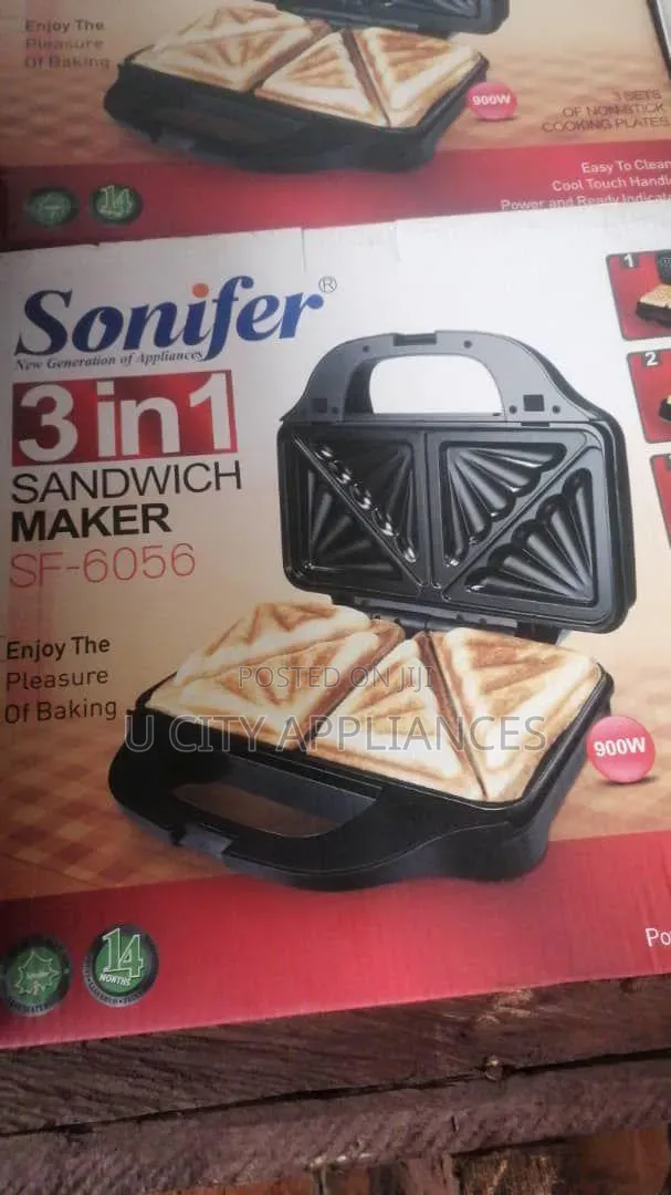 3in1 Sonifer Sandwich Bread Maker