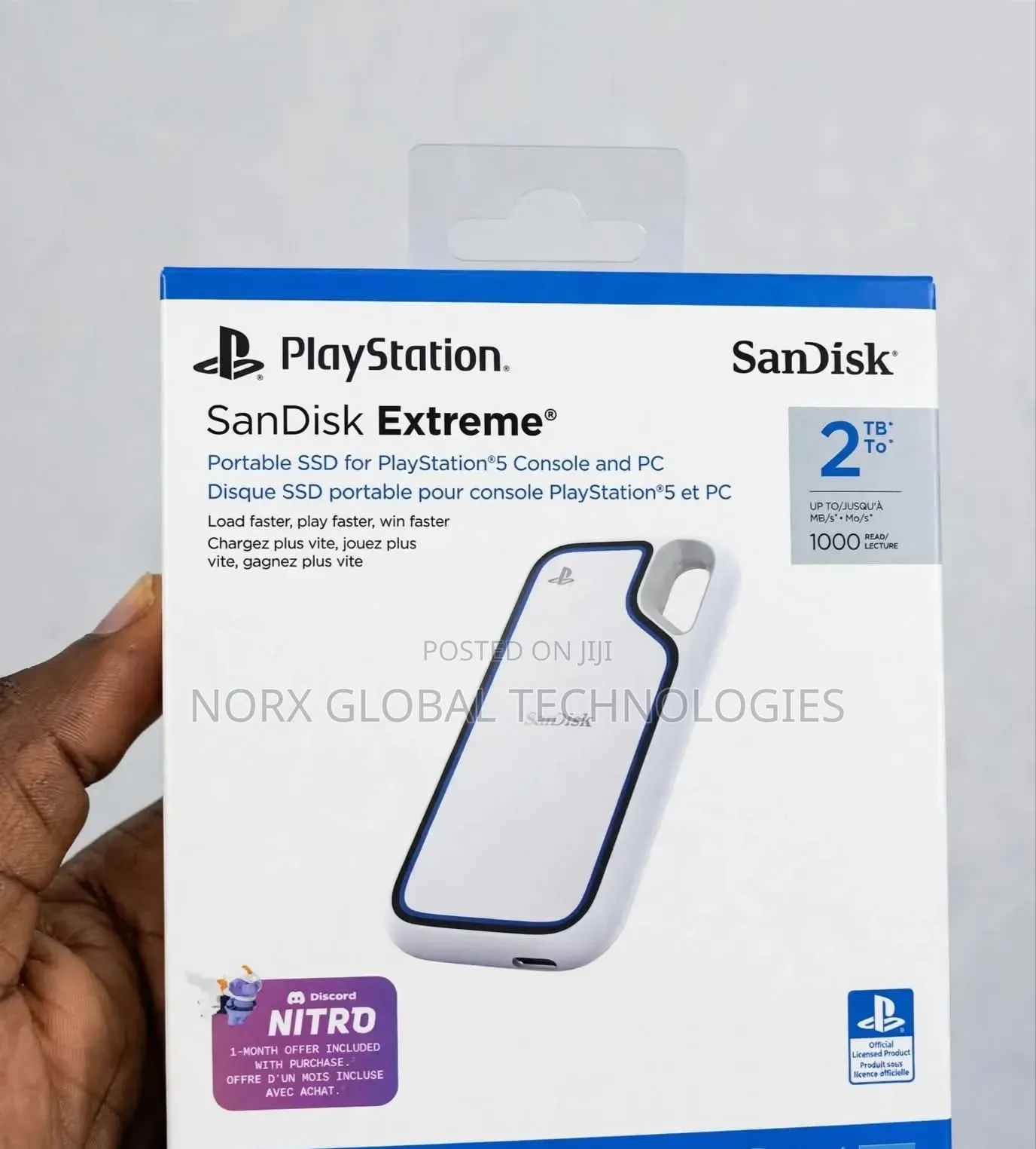 PlayStation Sandisk Extreme 2TB SSD