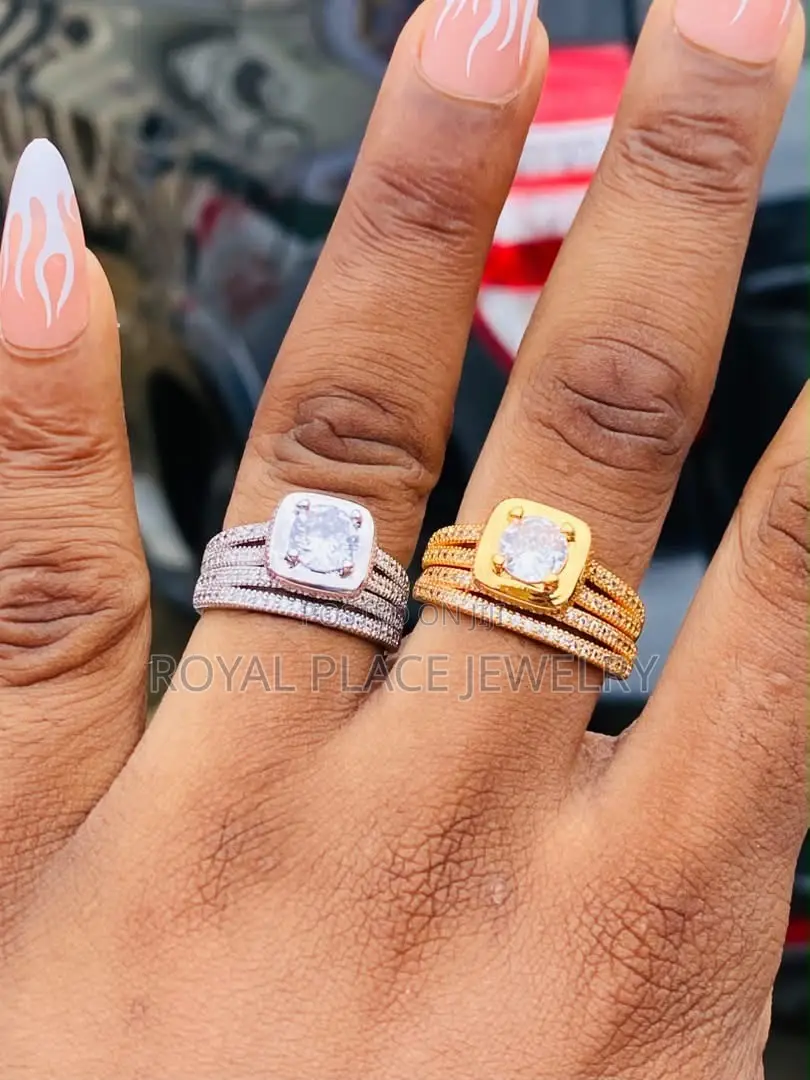 Zirconia Engagement/Wedding Rings