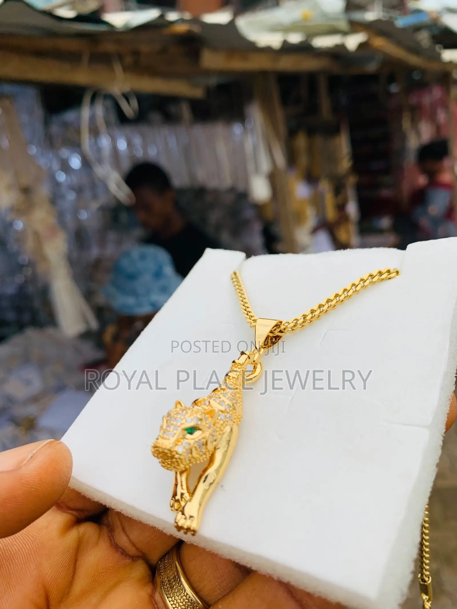 Iced Pendant and Chain