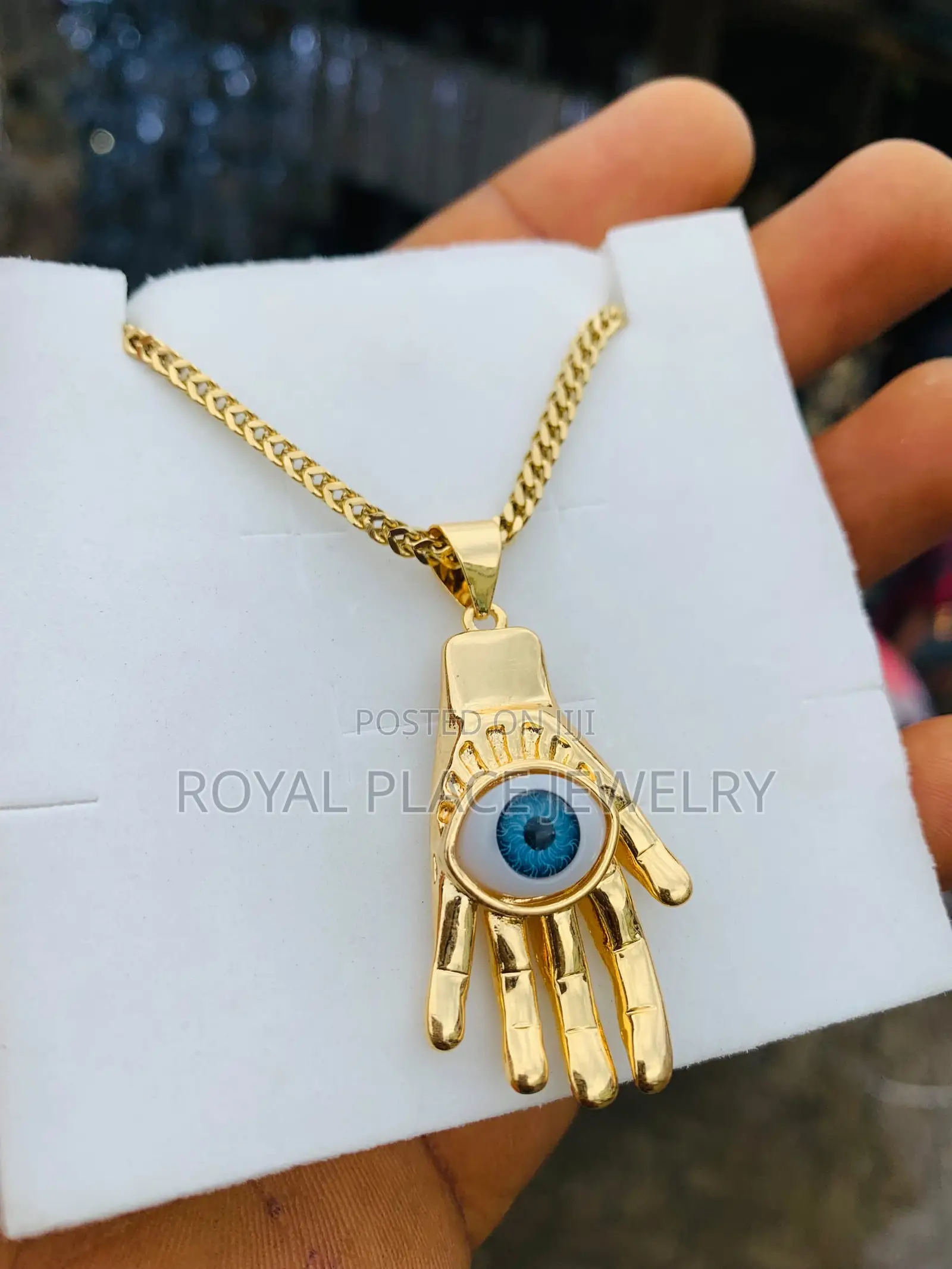 Iced Pendant and Chain