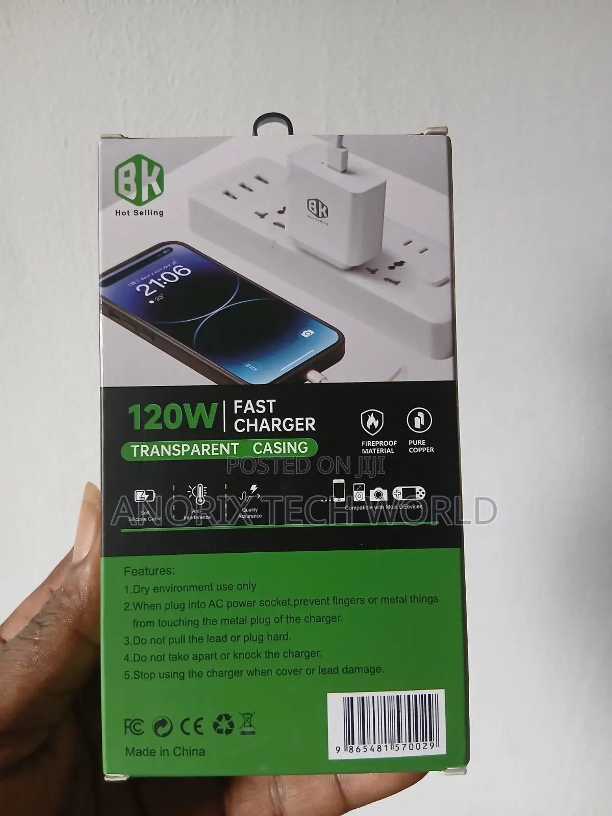 BK Super Fast Charger 120W