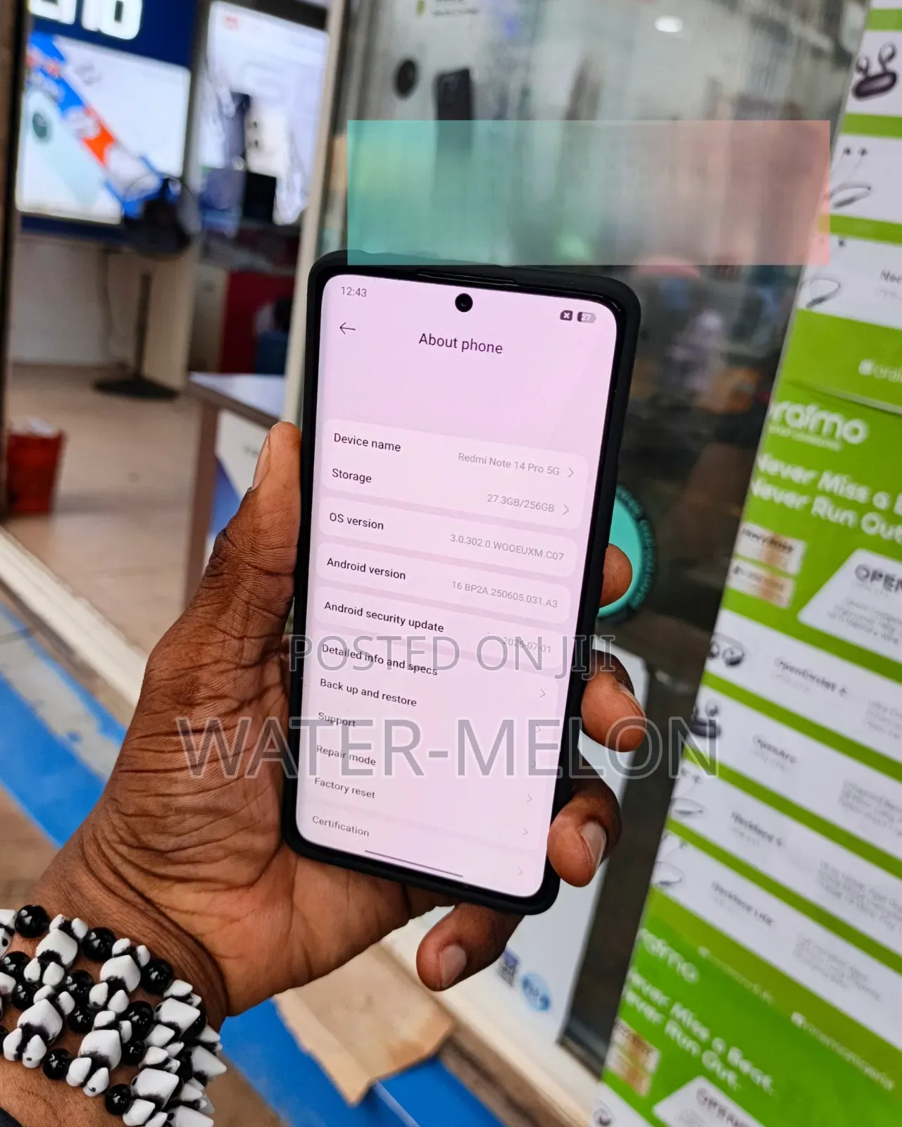 Xiaomi Redmi Note 14 Pro 5G 256 GB Black