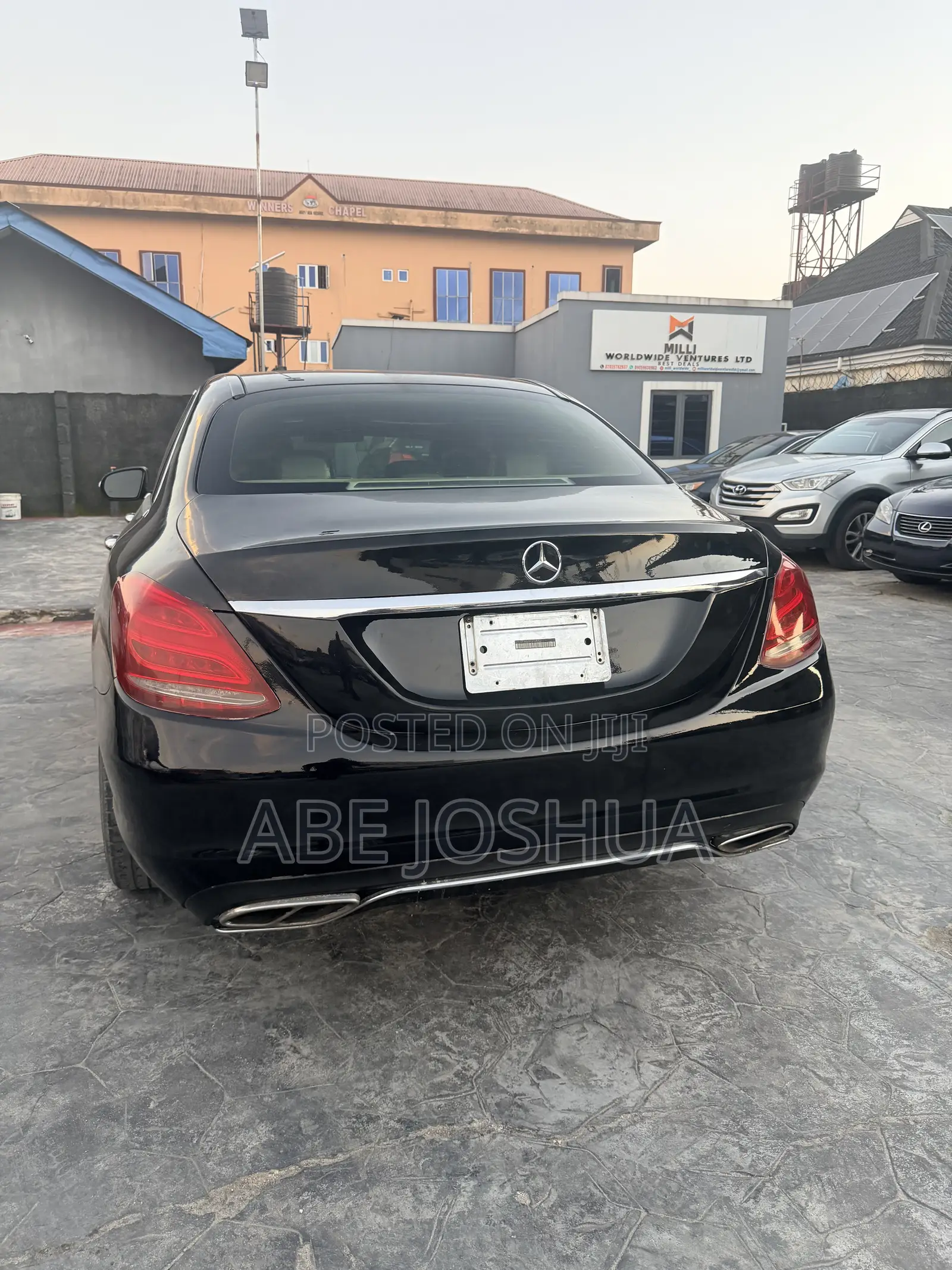 Mercedes-Benz C300 Base 4Matic Sedan AWD (2.0L 4cyl 7A) 2016 Black