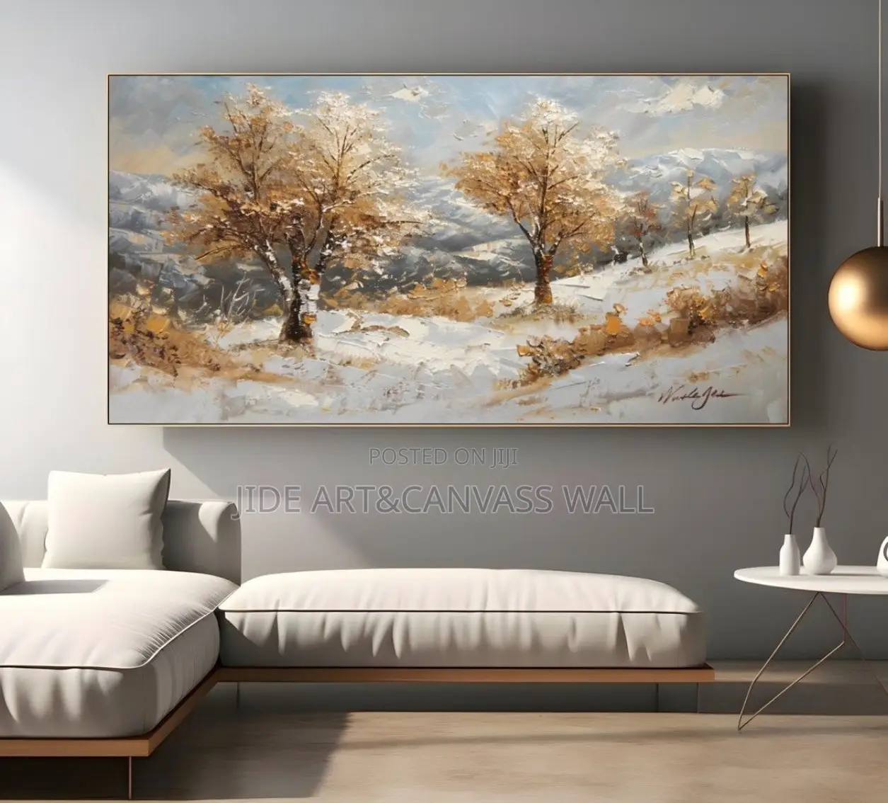 Clouded Hill Wall Canvass Frame Arts