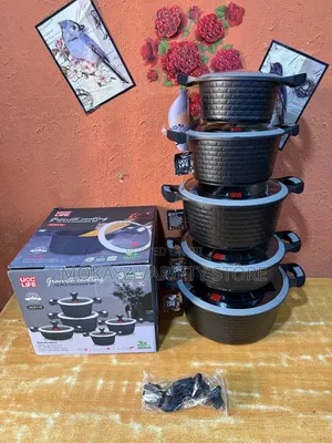 10pcs Ucc Life High Quality Lasting Granite Cookware/Pot Set (Uc4110)